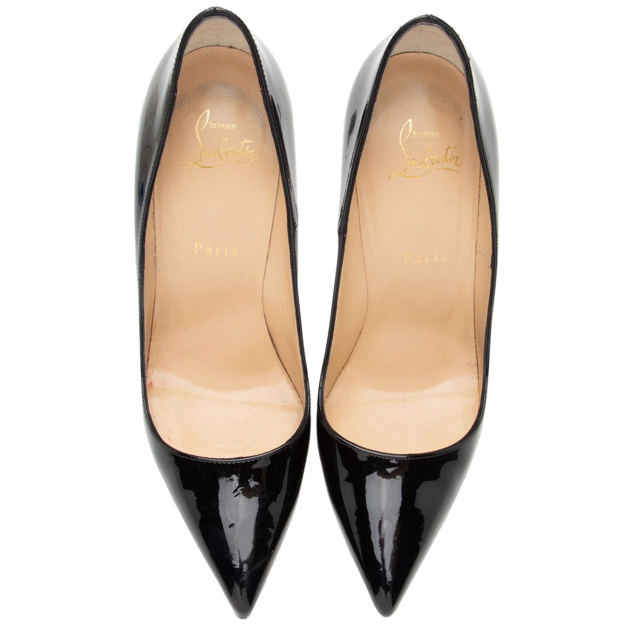 Christian Louboutin Patent Leather Pigalle Follies 100 Pumps - Size 9 / 39 (SHF-kJvvrt)