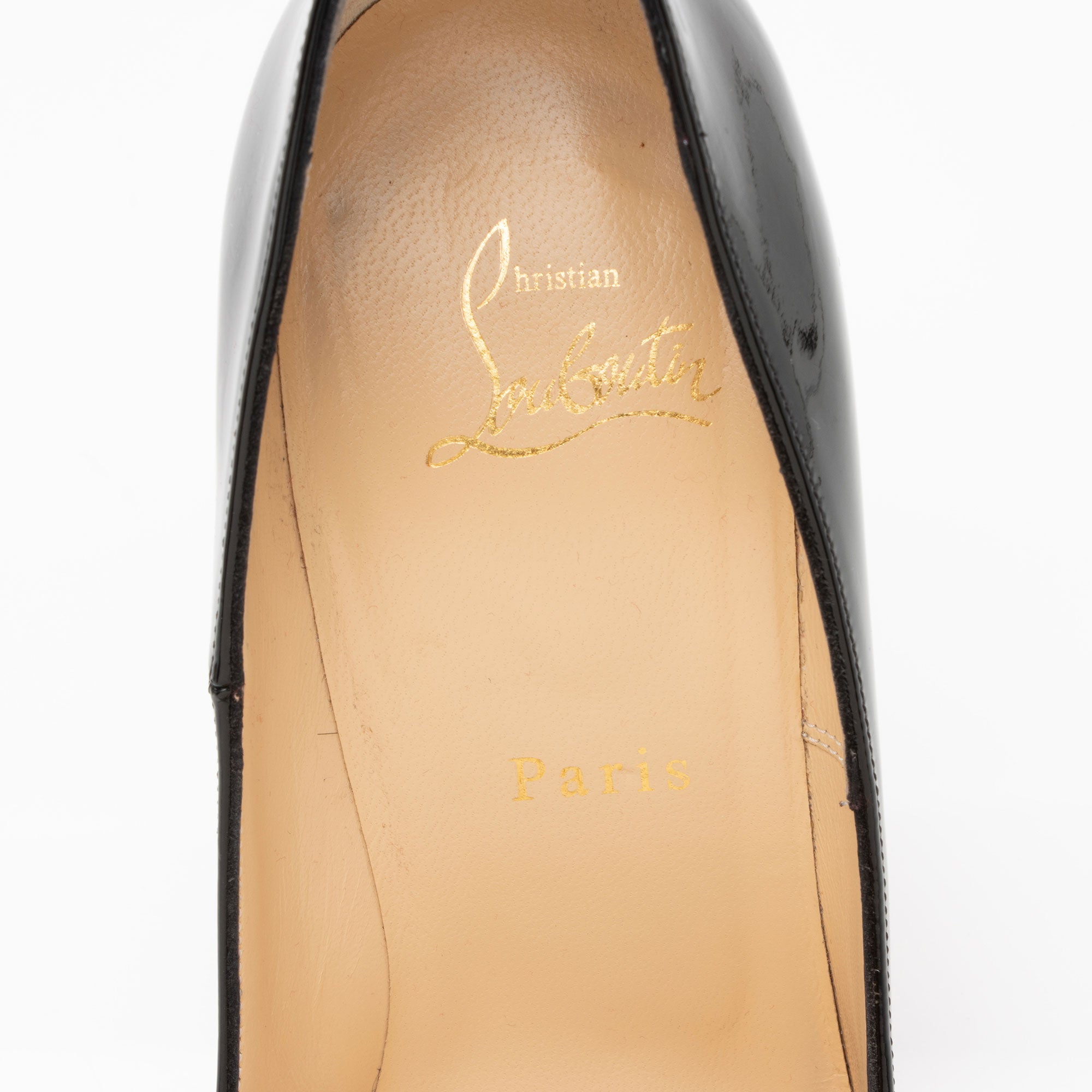 Christian Louboutin Patent Leather Pigalle Follies 100 Pumps - Size 9 / 39 (SHF-kJvvrt)