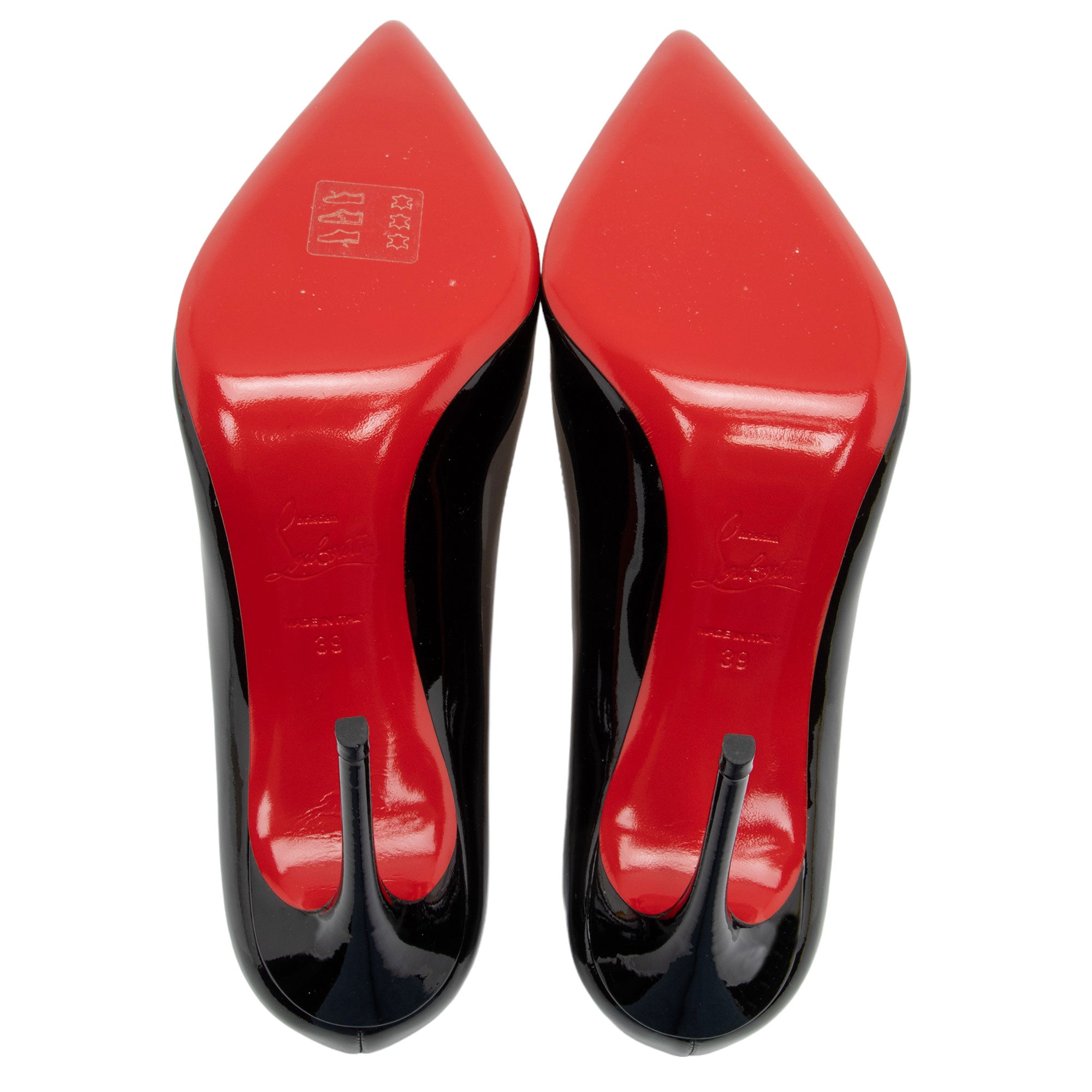 Christian Louboutin Patent Leather Pigalle Follies 100 Pumps - Size 9 / 39 (SHF-PrzB9G)