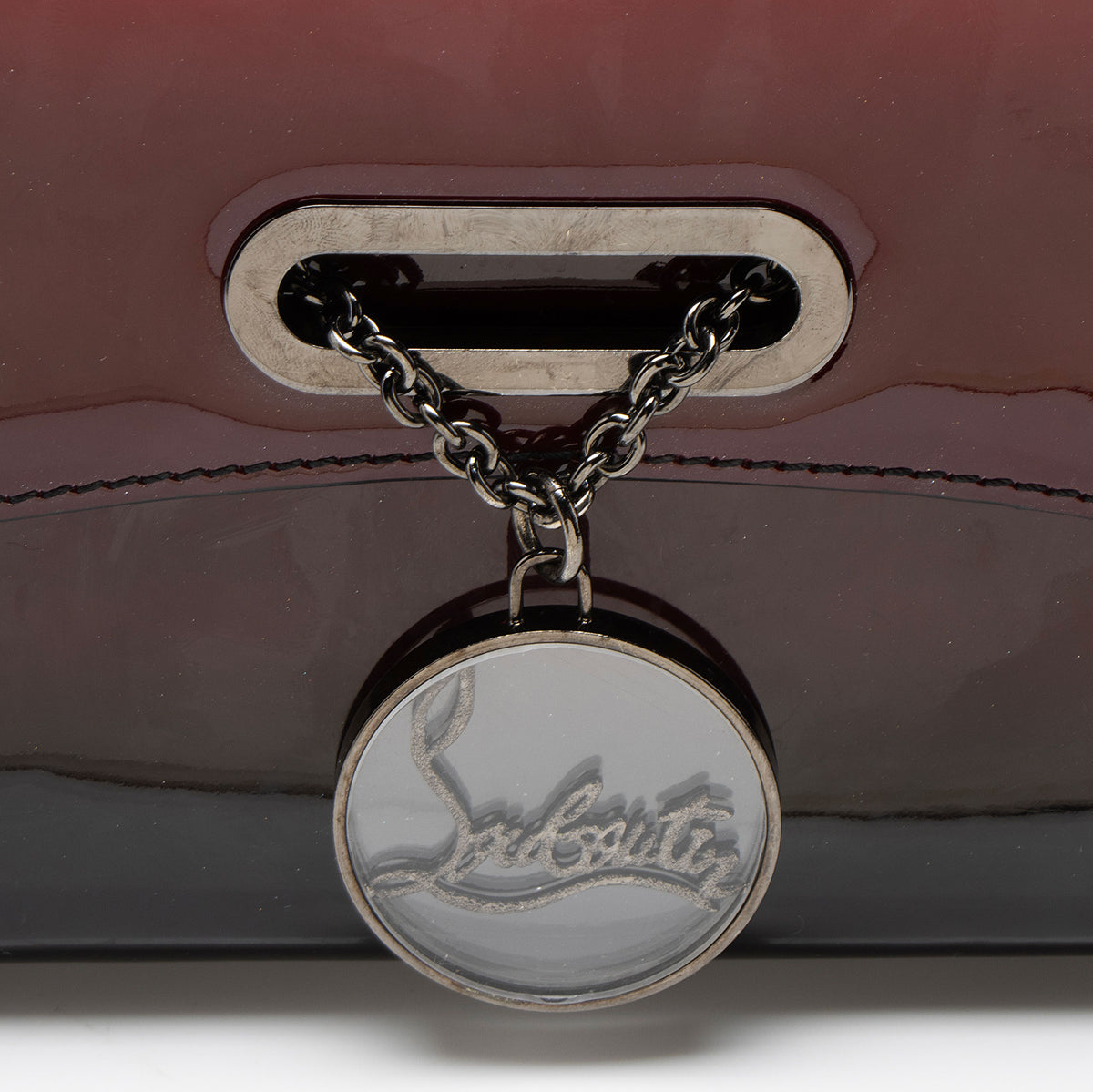 Christian Louboutin Patent Leather Riviera Clutch
