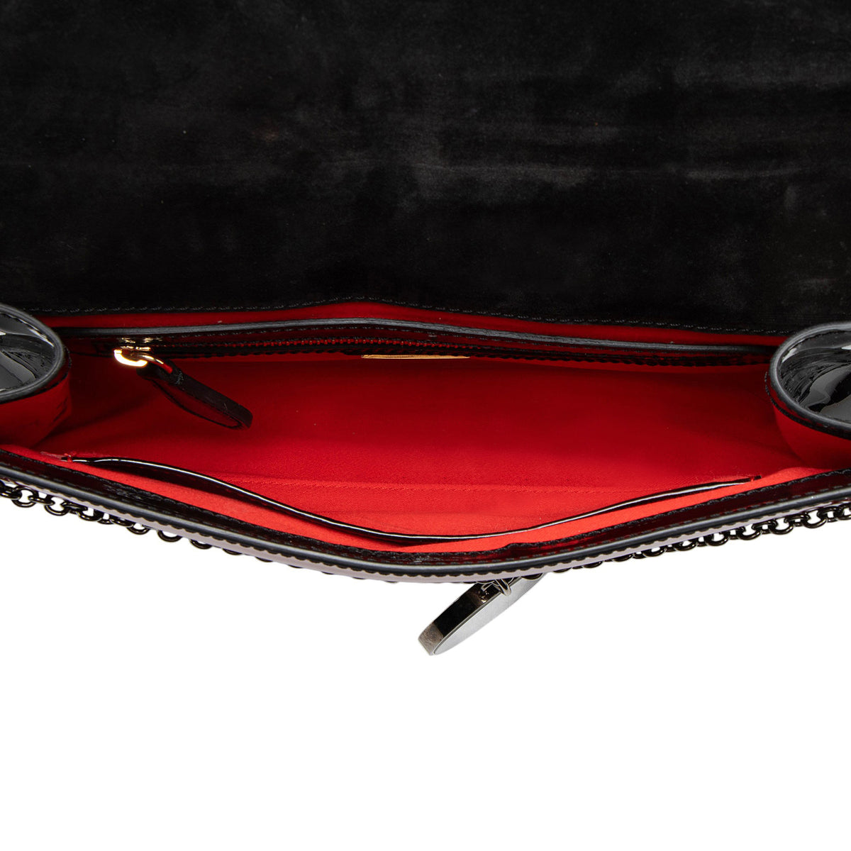 Christian Louboutin Patent Leather Riviera Clutch