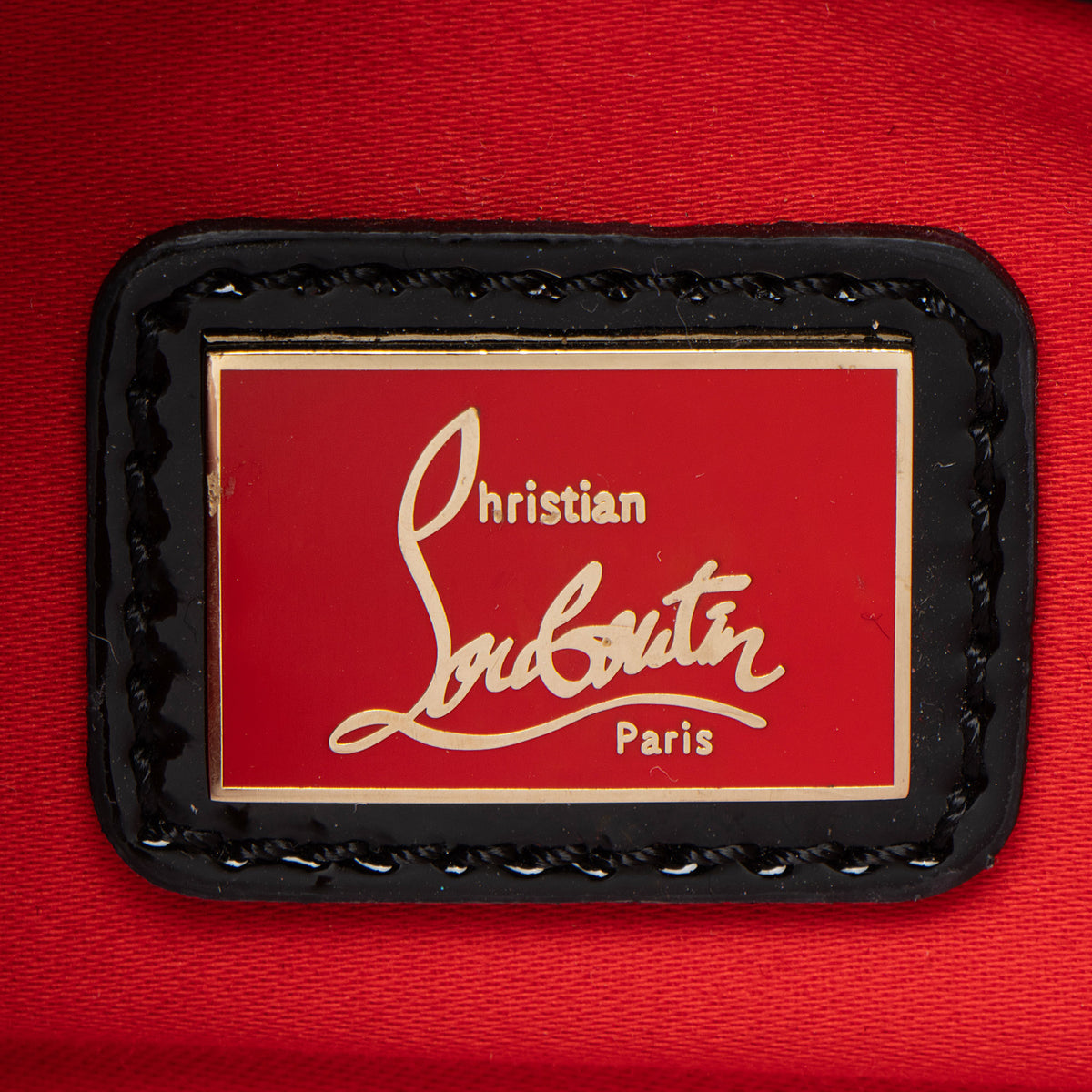 Christian Louboutin Patent Leather Riviera Clutch