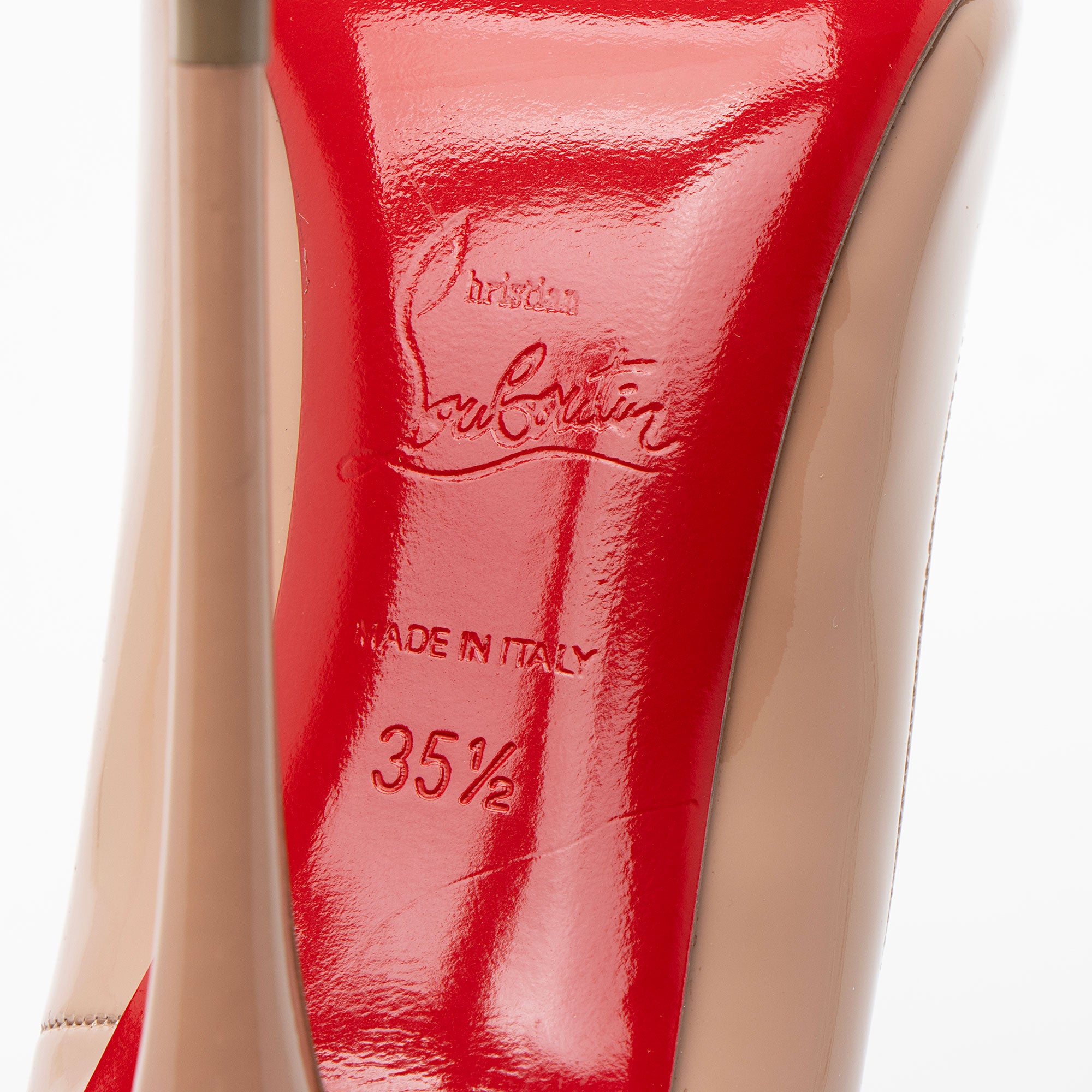 Christian Louboutin Patent Leather So Kate Pumps - Size 5.5 / 35.5