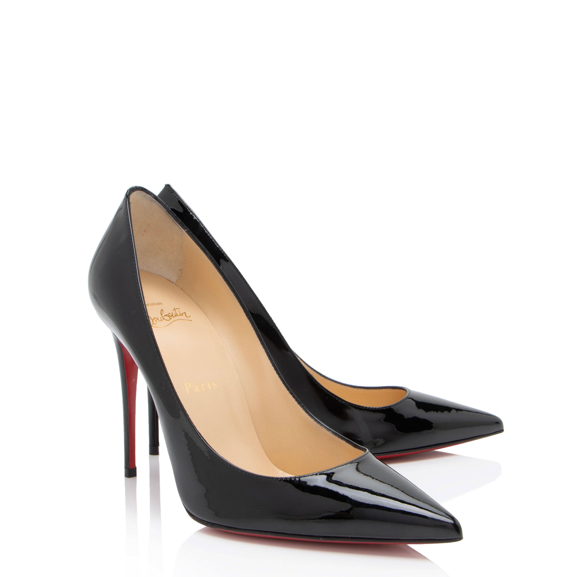 Christian Louboutin Patent Leather So Kate Pumps - Size 7.5 / 37.5