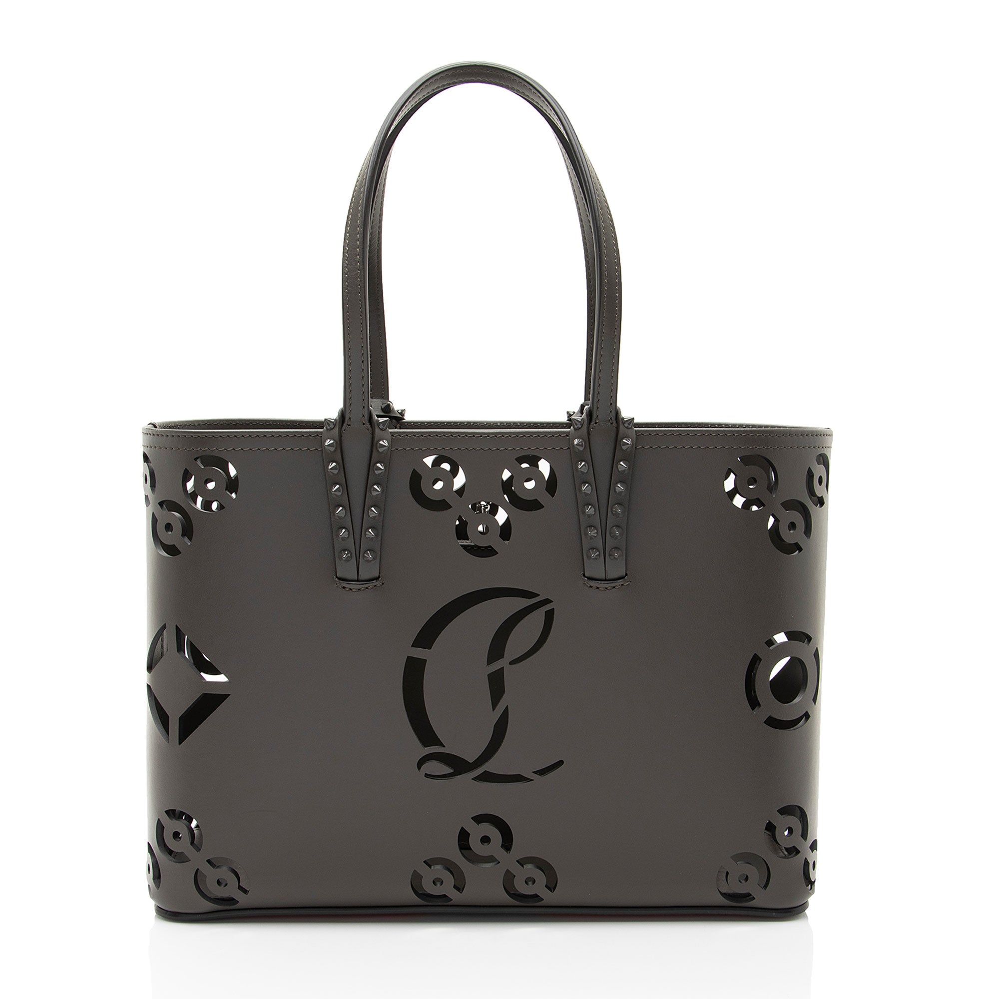 Christian Louboutin Perforated Leather Cabata Loubinthesky Small Tote (SHF-0wtC4x)