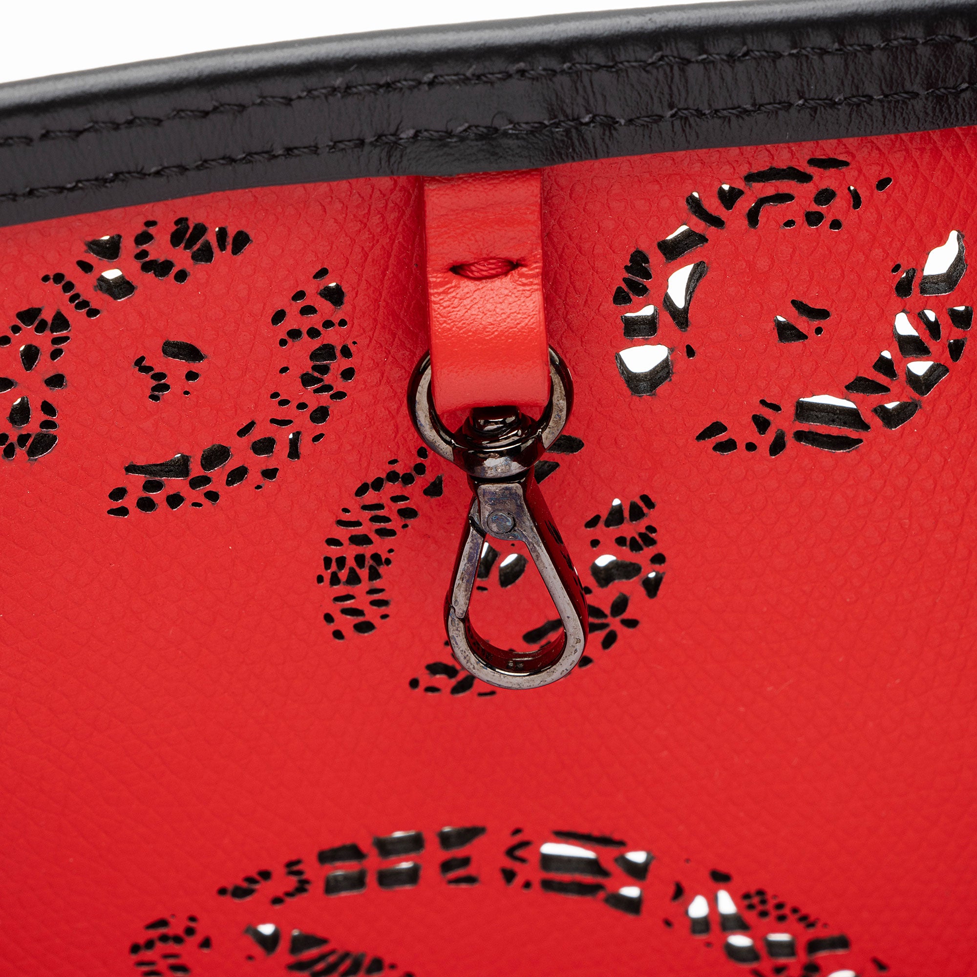 Christian Louboutin Perforated Leather Loubinthesky Cabata Small Tote