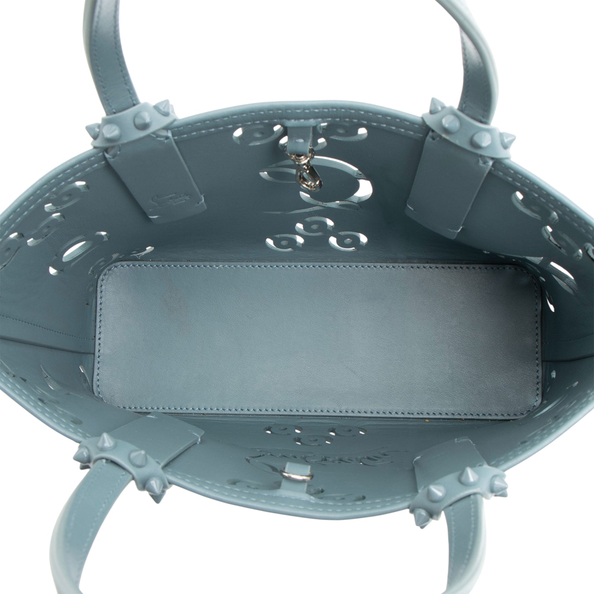 Christian Louboutin Perforated Leather Loubinthesky Cabata Mini Tote