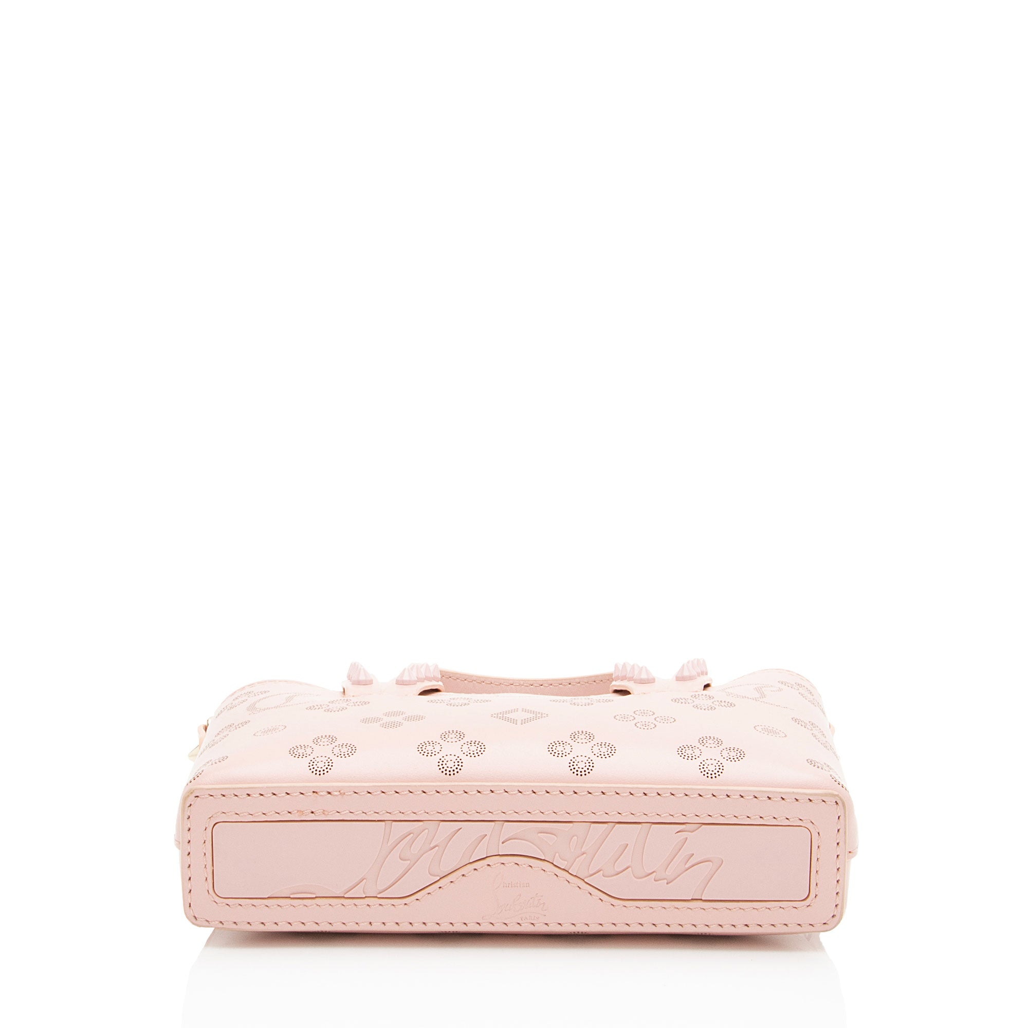 Christian Louboutin Perforated Leather Loubinthesky Cabata Nano Tote