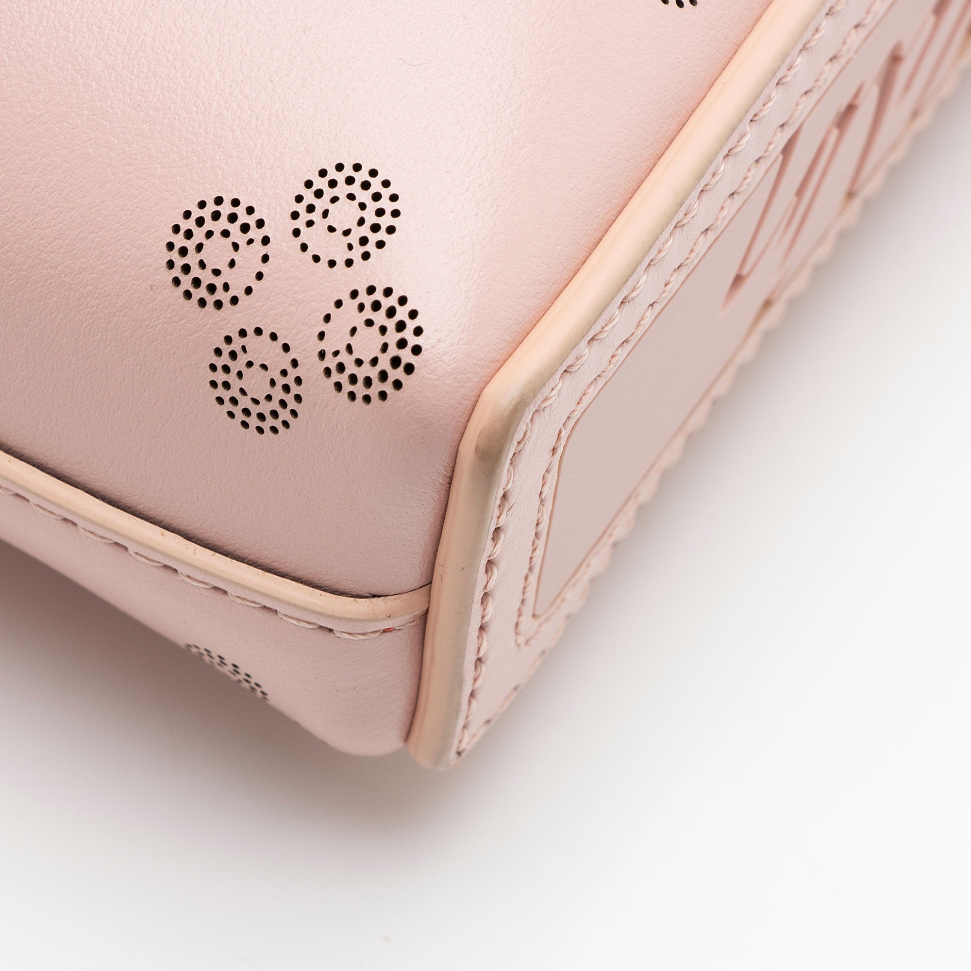 Christian Louboutin Perforated Leather Loubinthesky Cabata Nano Tote