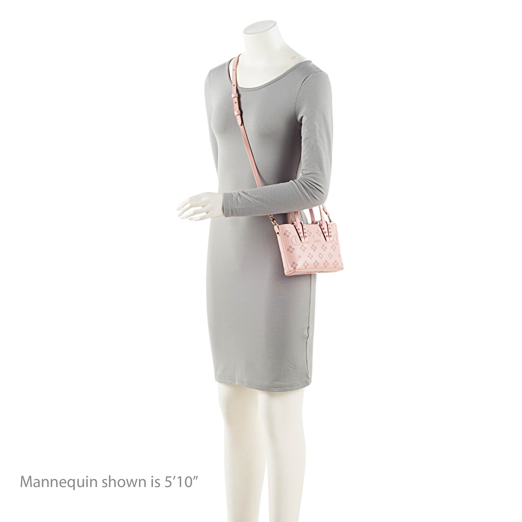 Christian Louboutin Perforated Leather Loubinthesky Cabata Nano Tote