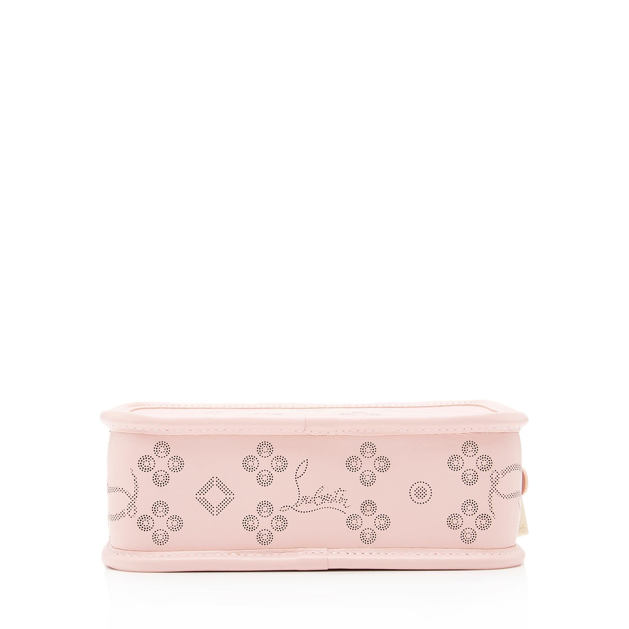 Christian Louboutin Perforated Leather Loubinthesky Small Camera Bag (SHF-G8JcIh)