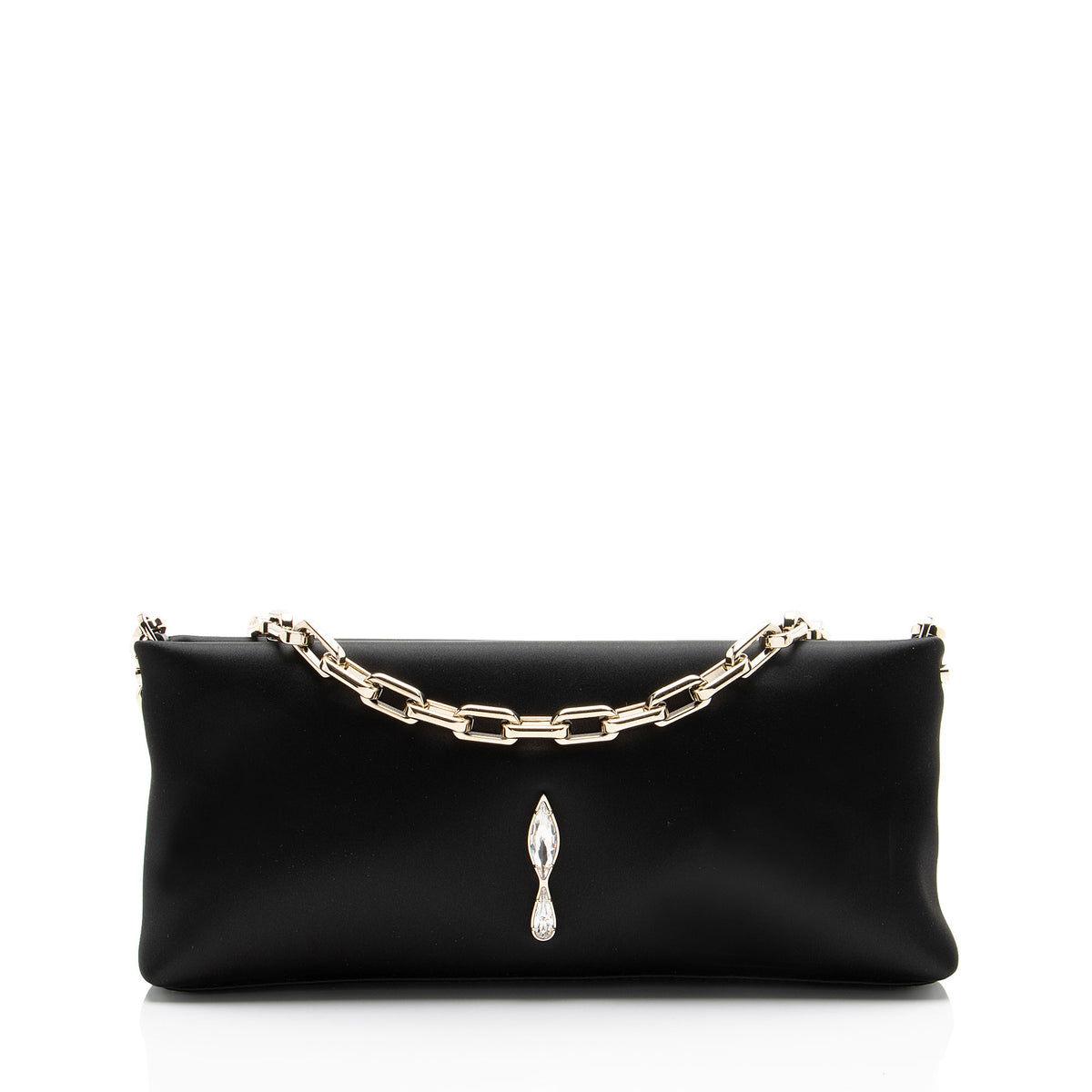 Christian Louboutin Satin Maykimay Clutch