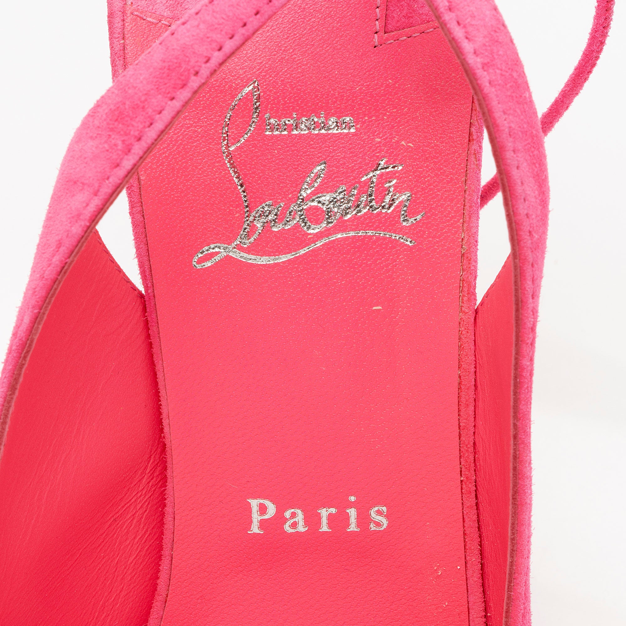 Christian Louboutin Suede Lace Up NVP Pumps - Size 9.5 / 39.5 (SHF-kRZEmj)