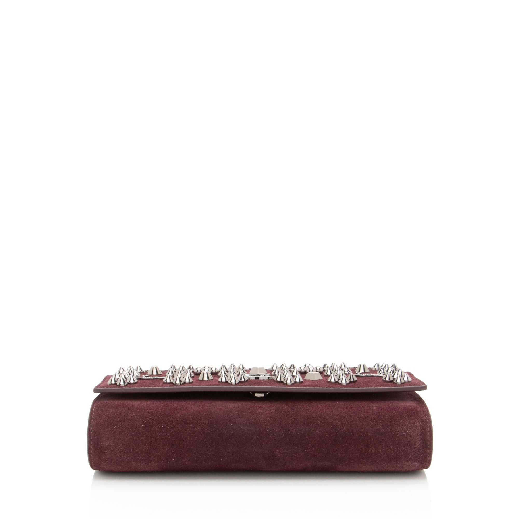 Christian Louboutin Suede Loubinthesky Paloma Wallet on Chain