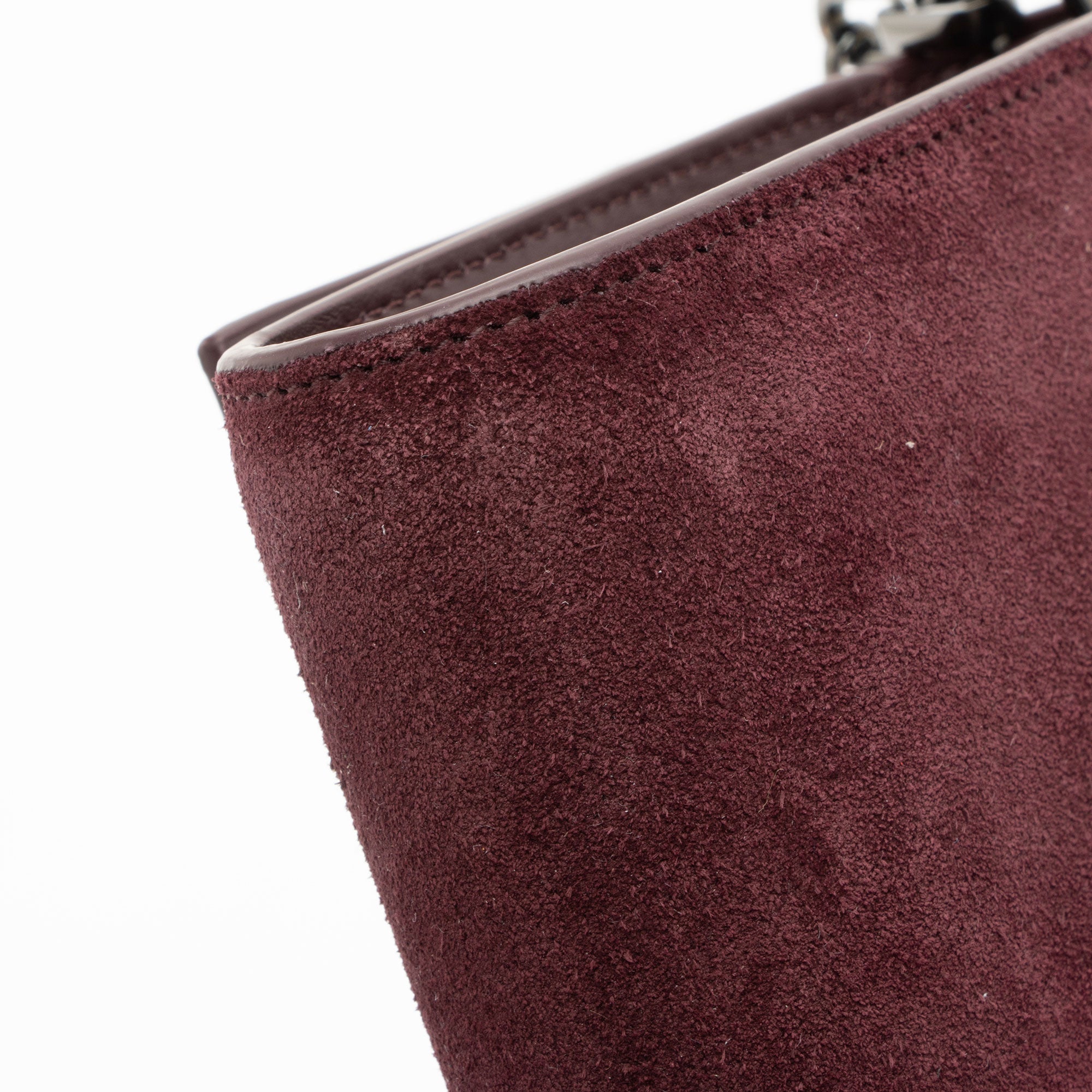 Christian Louboutin Suede Loubinthesky Paloma Wallet on Chain