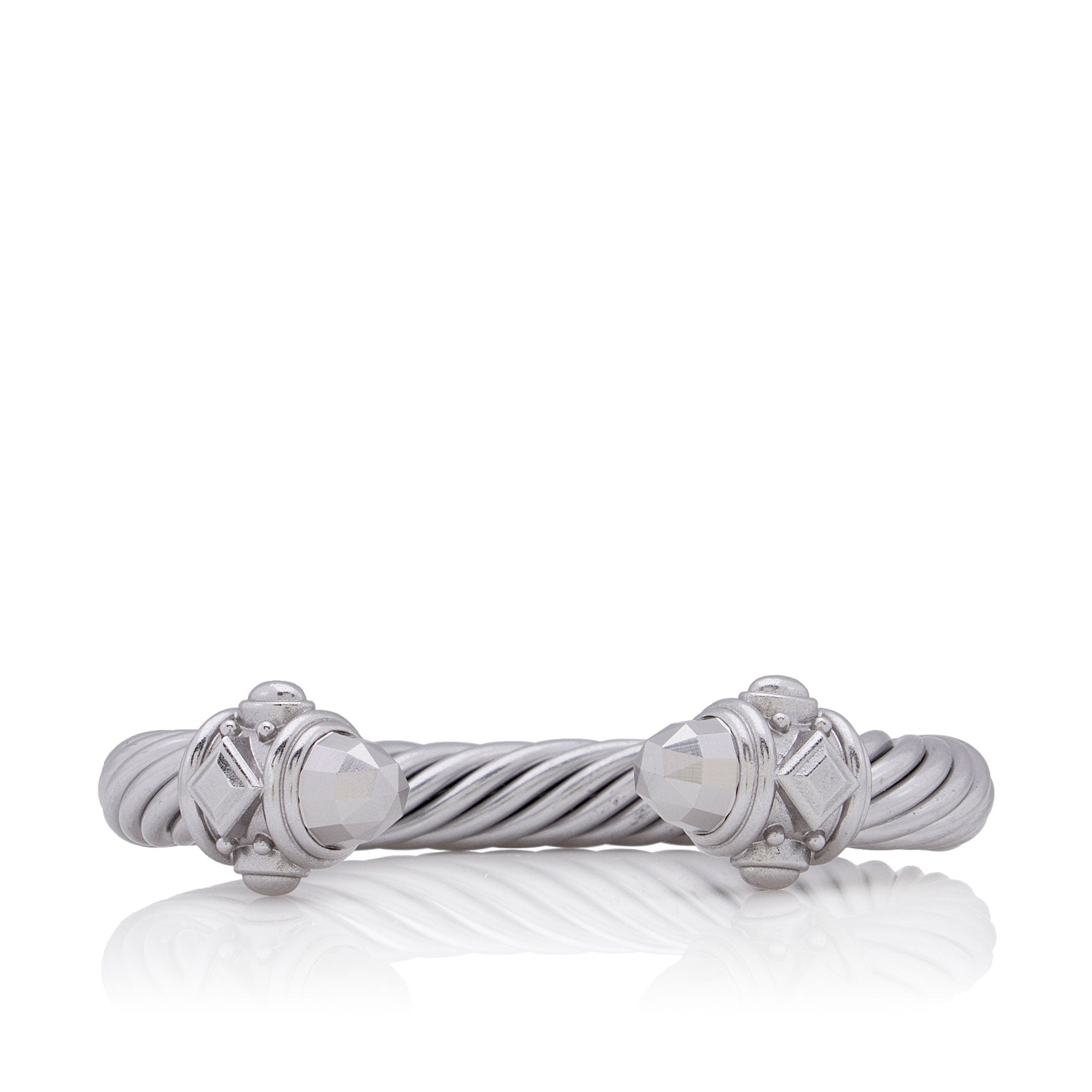 David Yurman Aluminum Renaissance Cable 10mm Bracelet (SHF-Zej8yx)