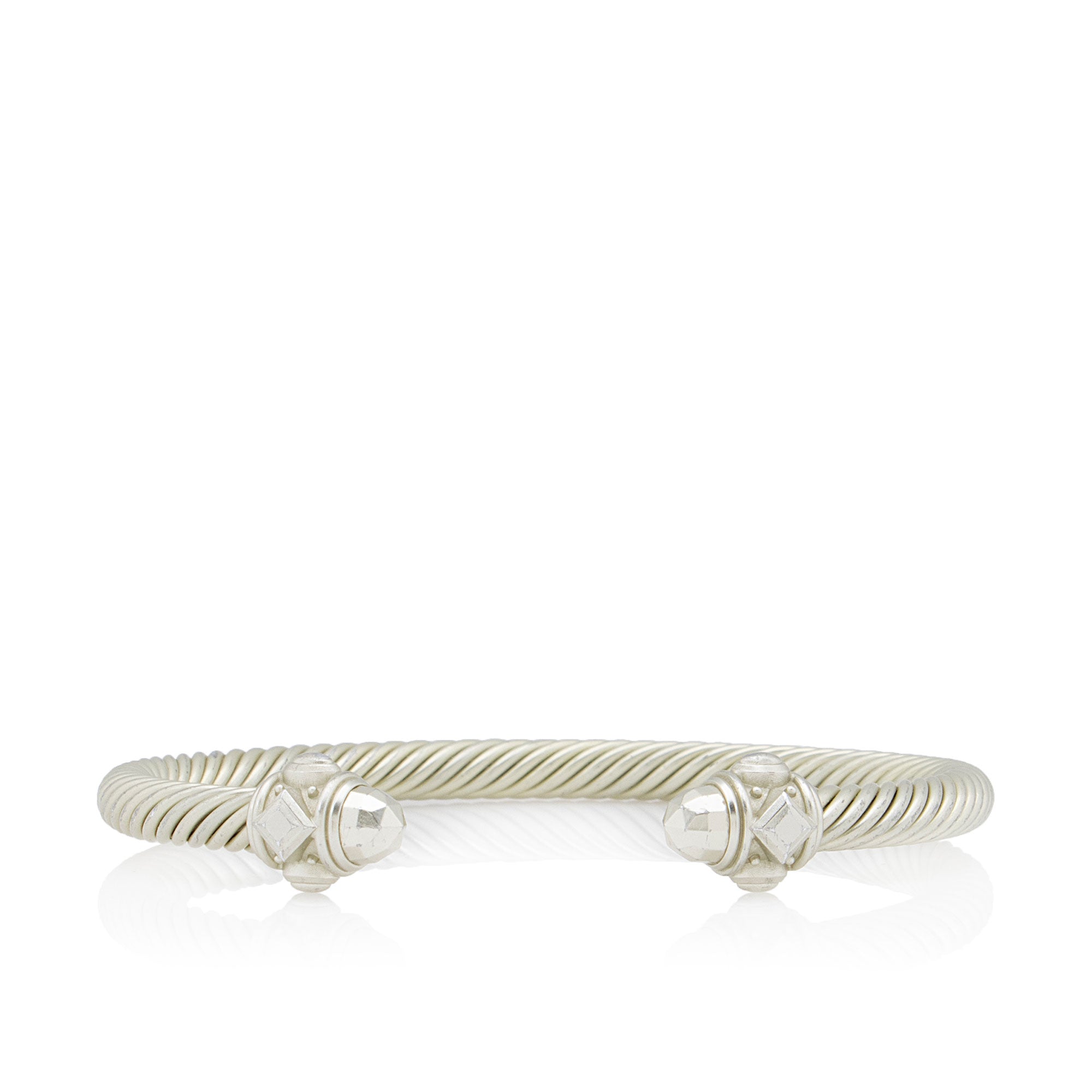 David Yurman Aluminum Renaissance Cable 5mm Cuff (SHF-0zNSCH)