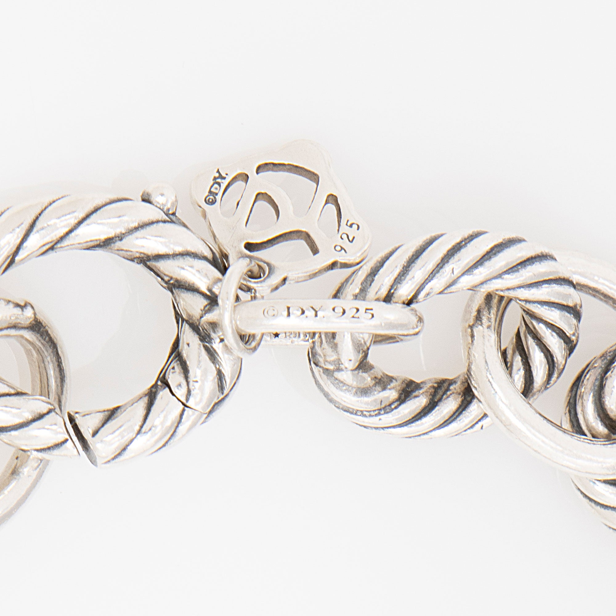 David Yurman Sterling Silver Oval Link 10mm Bracelet (SHF-UkzpQN)