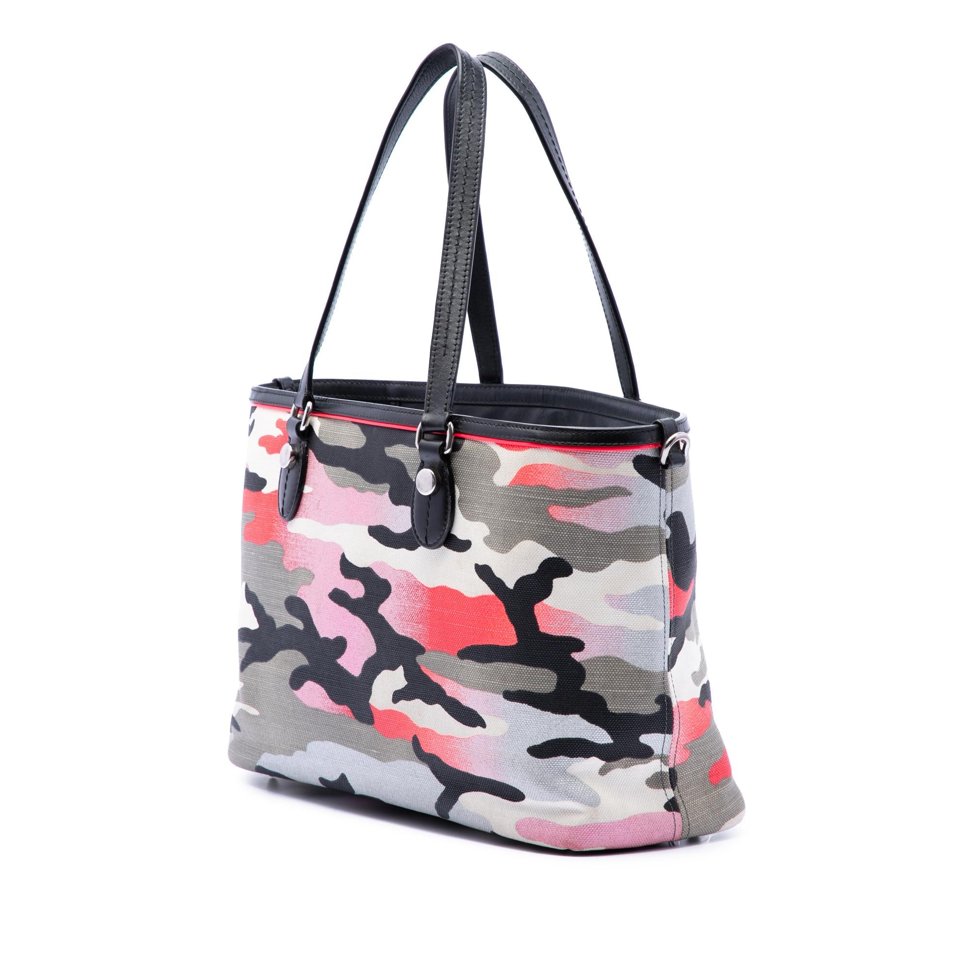 Dior Anselm Reyle Medium Canvas Camouflage Tote