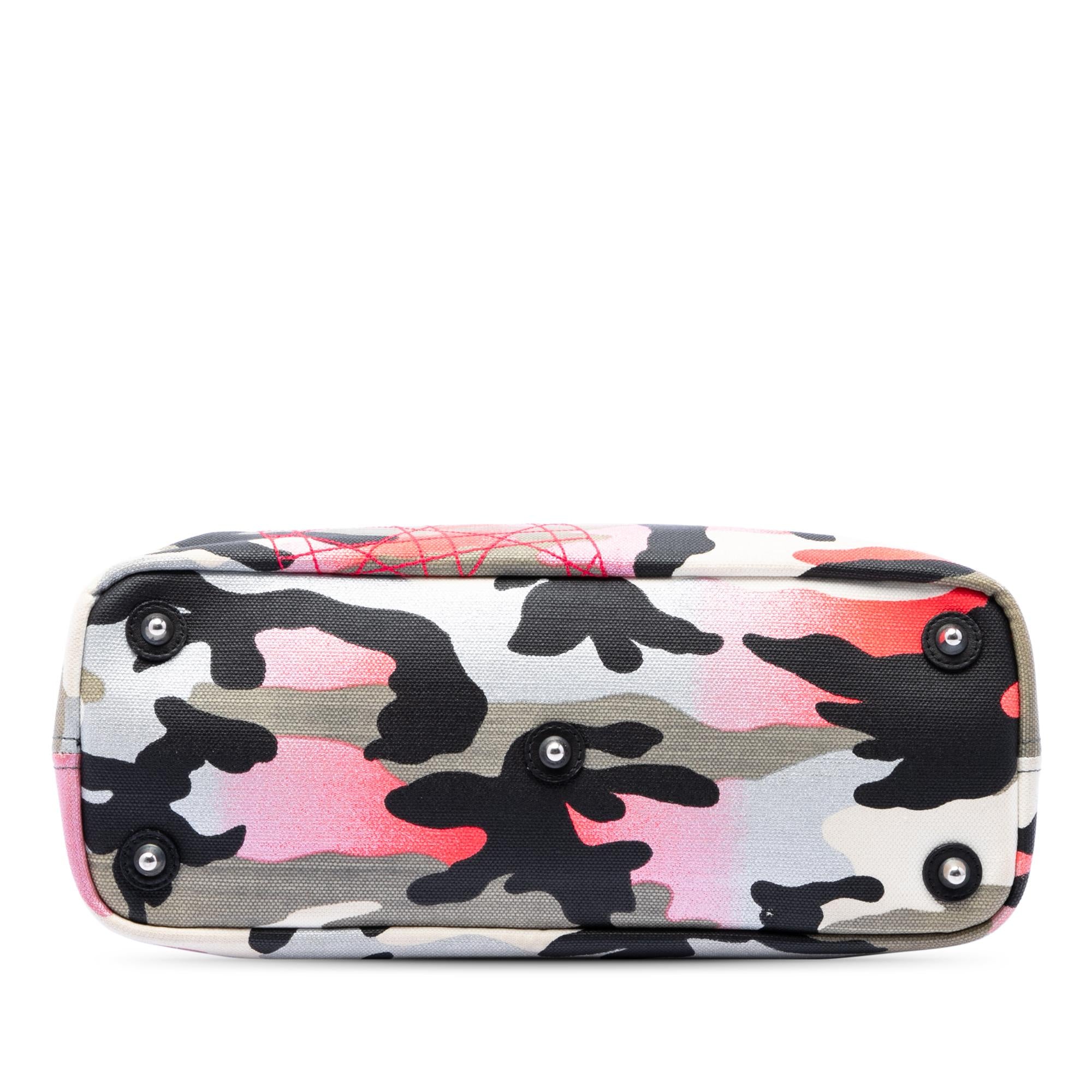 Dior Anselm Reyle Medium Canvas Camouflage Tote