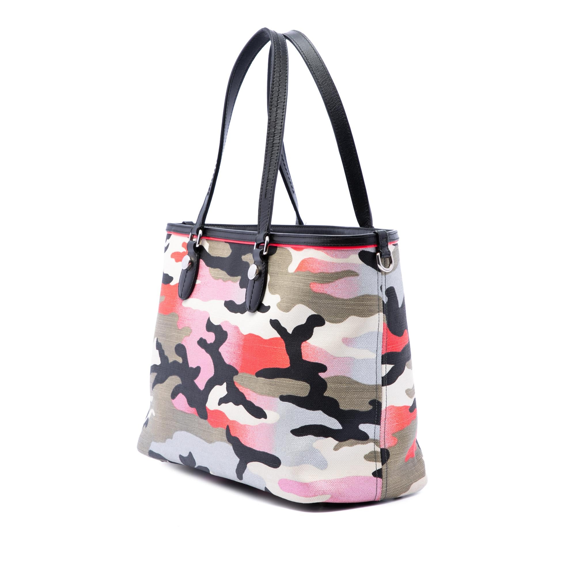 Dior Anselm Reyle Medium Canvas Camouflage Tote