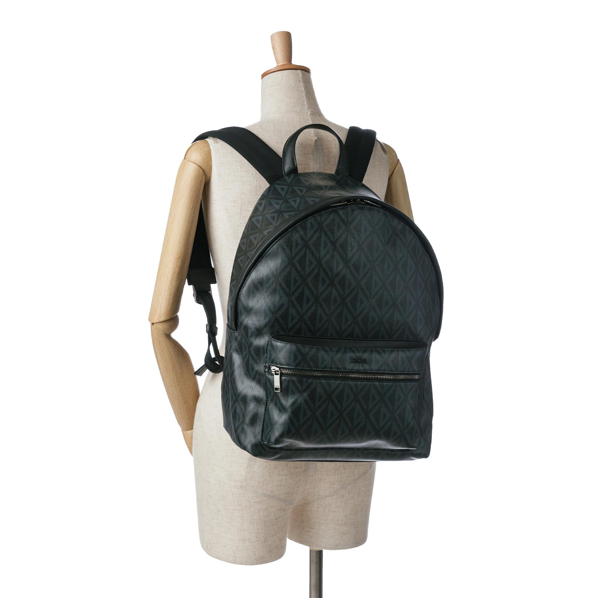 Dior CD Diamond Rider Zipped Backpack (SHG-PZMQFw)