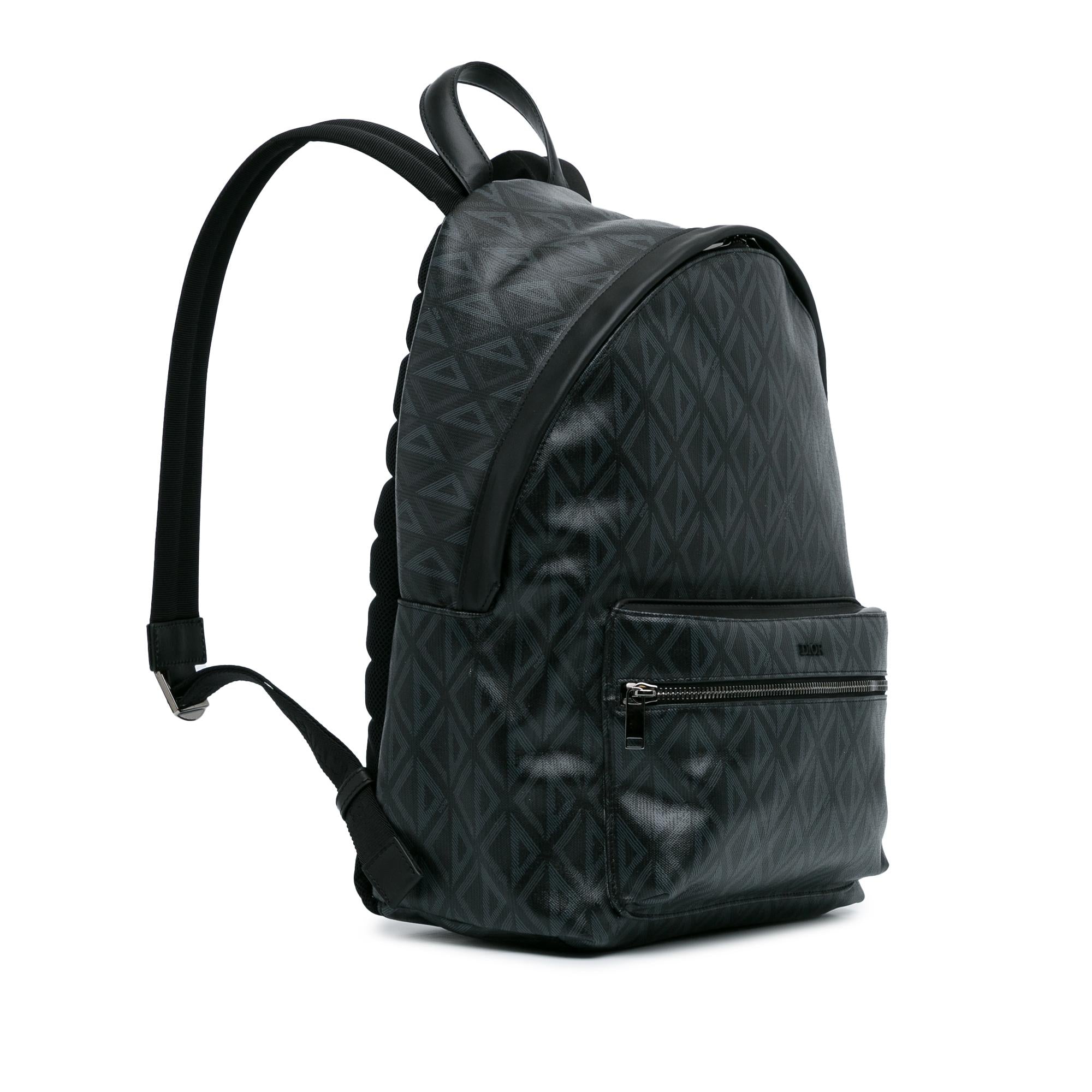 Dior CD Diamond Rider Zipped Backpack (SHG-PZMQFw)