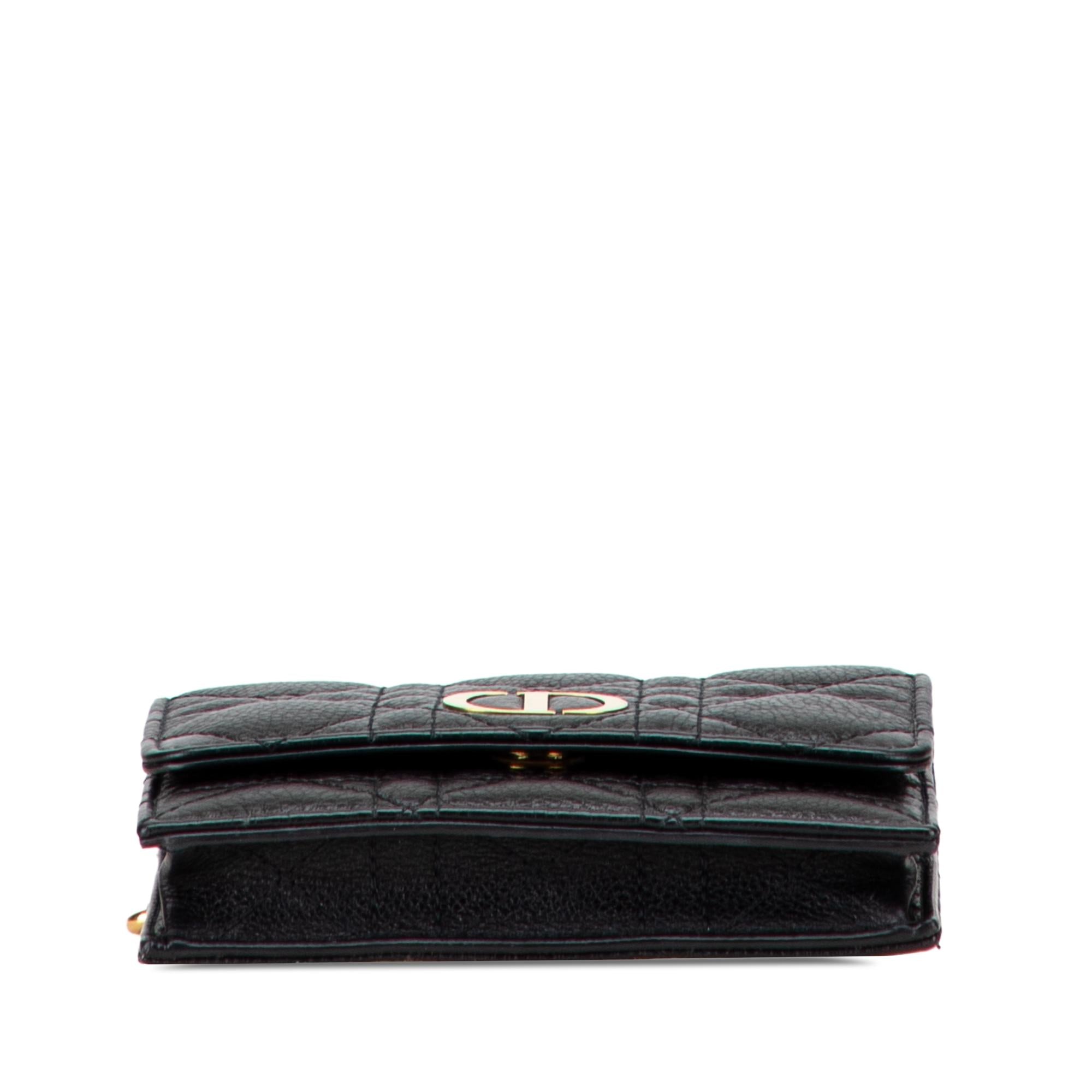 Dior Calfskin Cannage Caro Chain Belt Bag