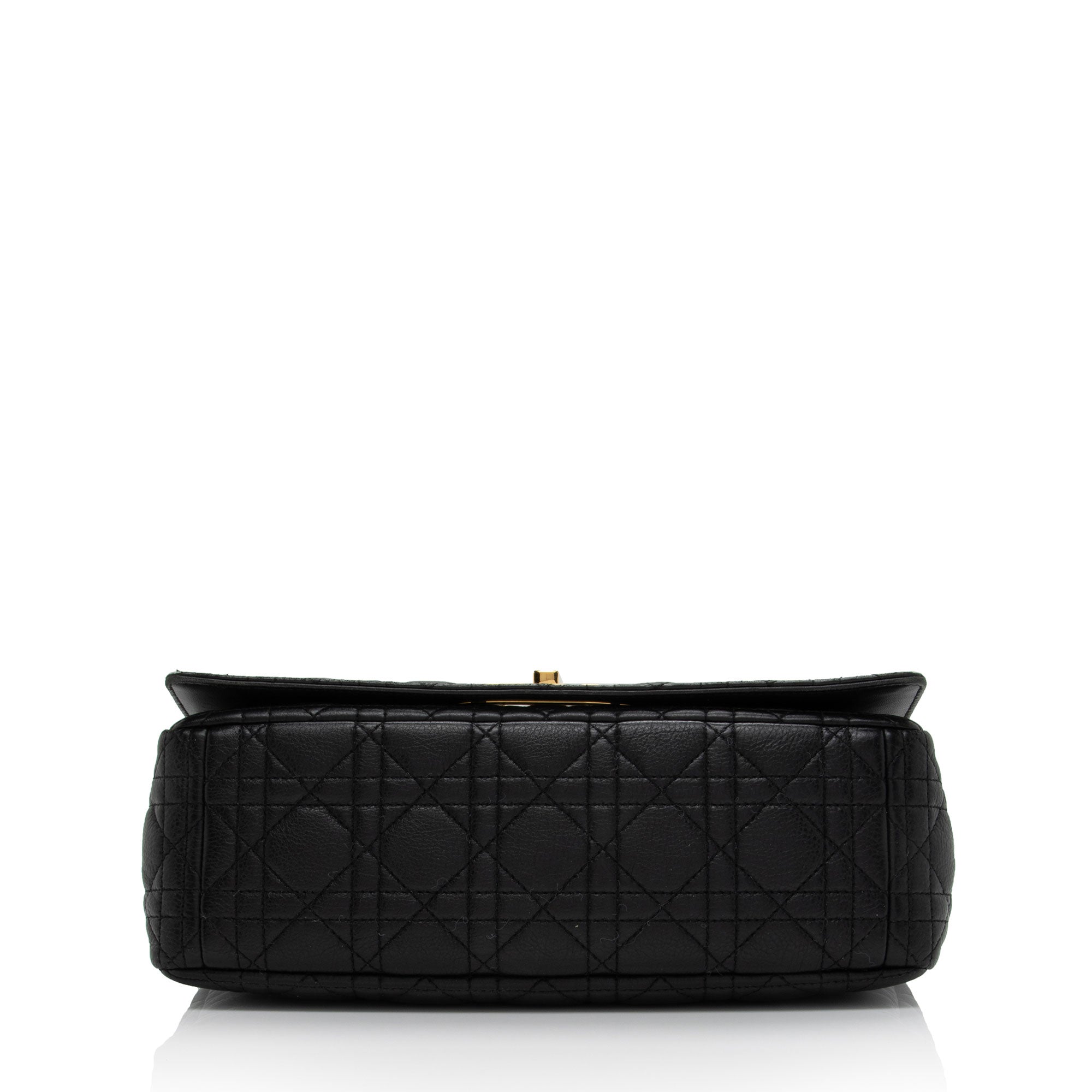 Dior Cannage Calfskin Caro Large Shoulder Bag (SHF-NckJ9e)