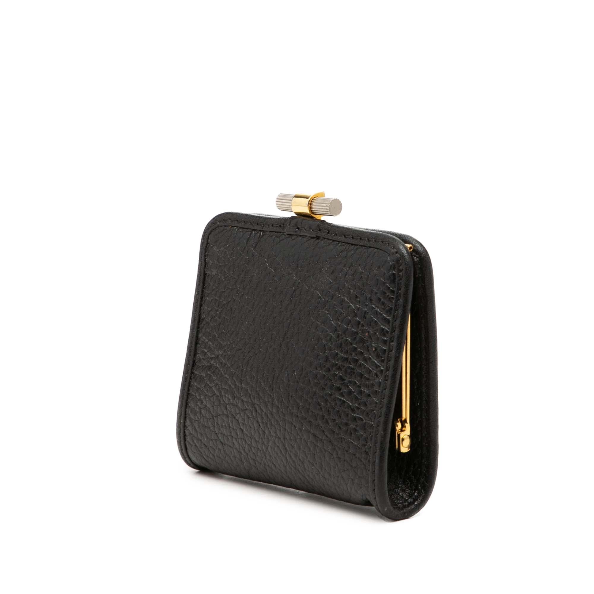 Dior Calfskin Clasp Coin Purse