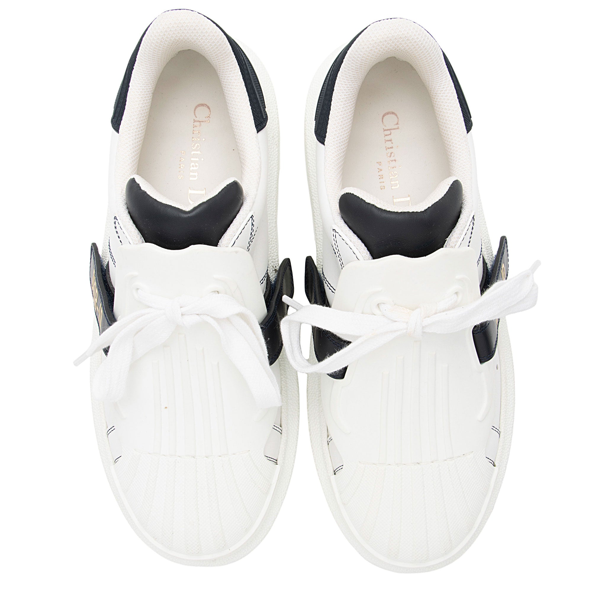 Dior Calfskin Dior-ID Platform Sneakers - Size 7 / 37 (SHF-Hqimzy)
