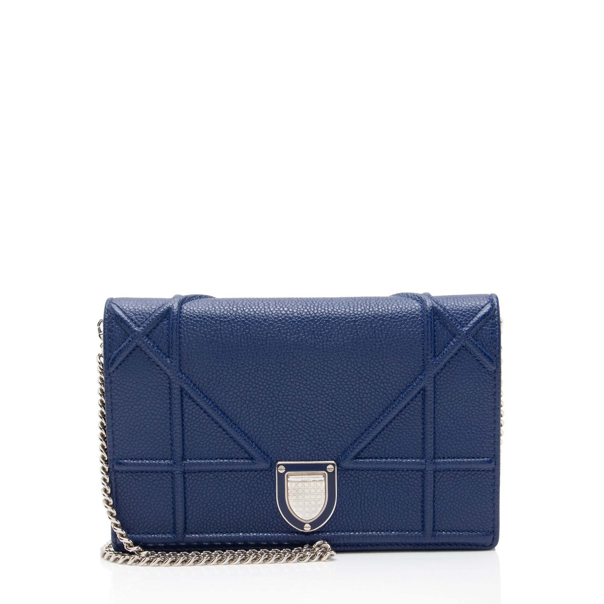 Dior Calfskin Diorama Wallet on Chain
