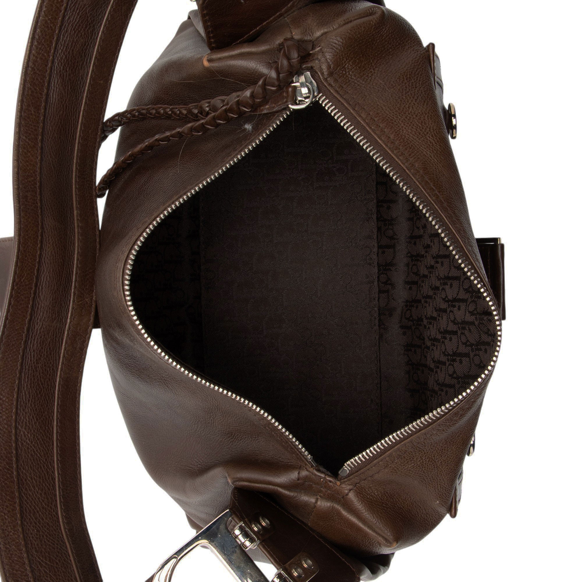 Dior Calfskin Flight E/W Large Shoulder Bag (SHF-ICjmQC)