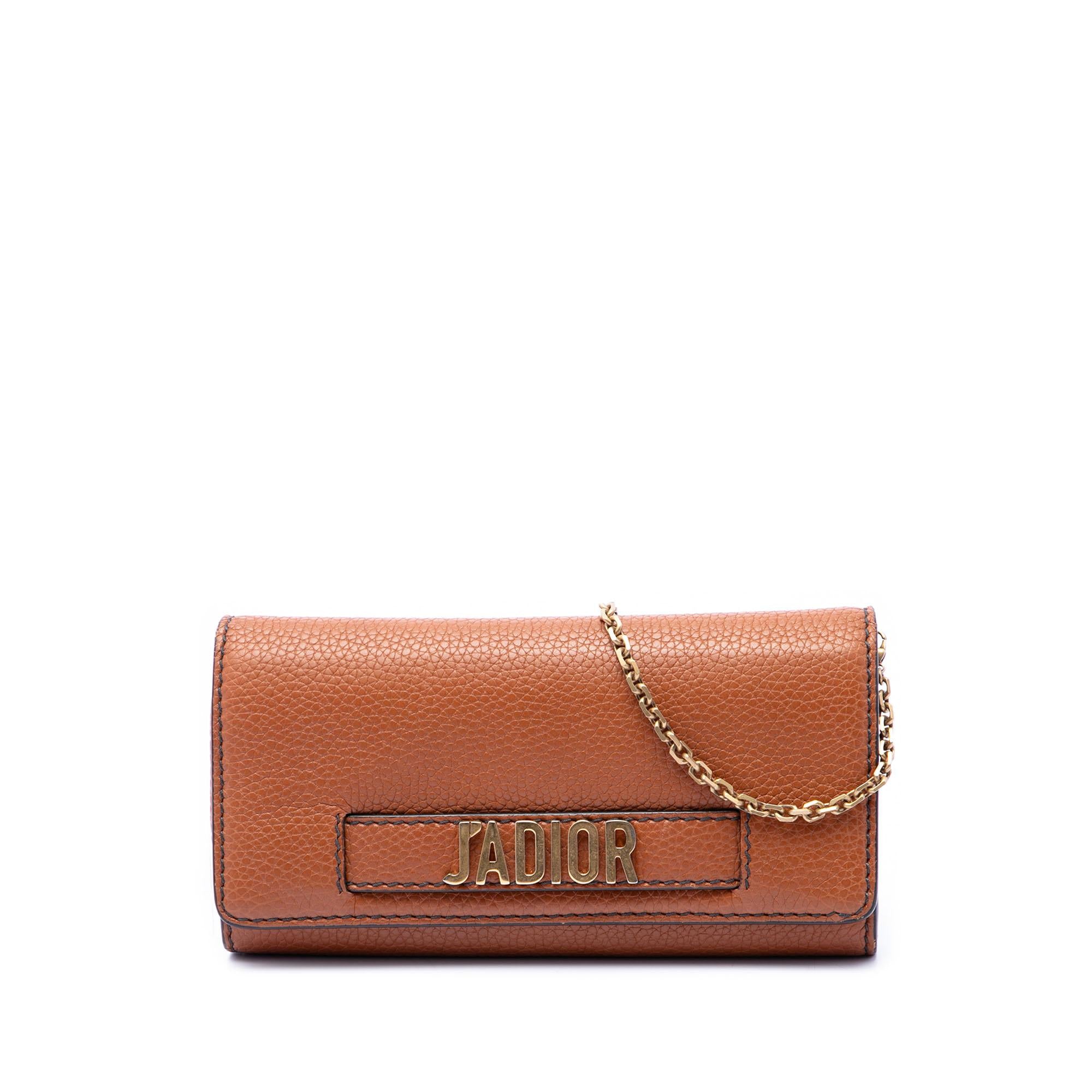 Dior Calfskin JAdior Wallet On Chain