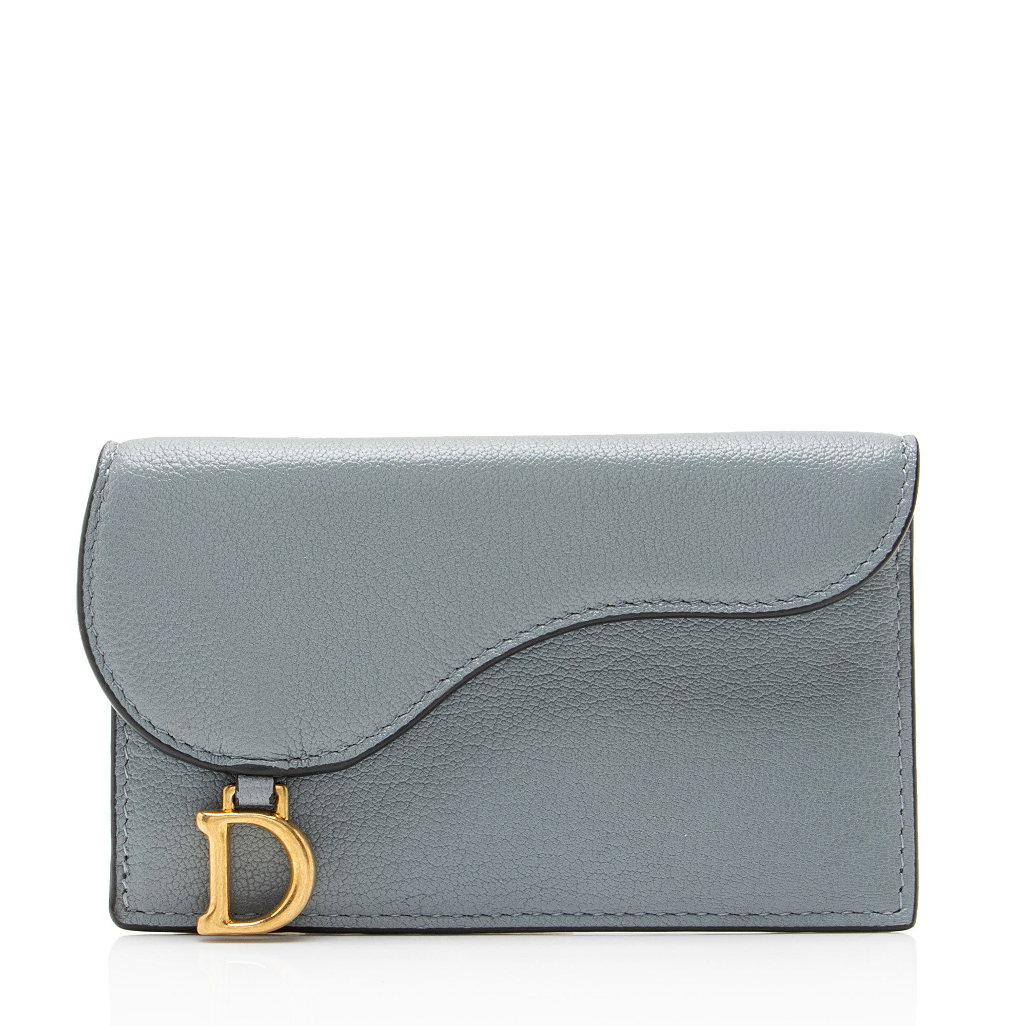 Dior Calfskin Saddle Cosmos Zipped Card Holder
