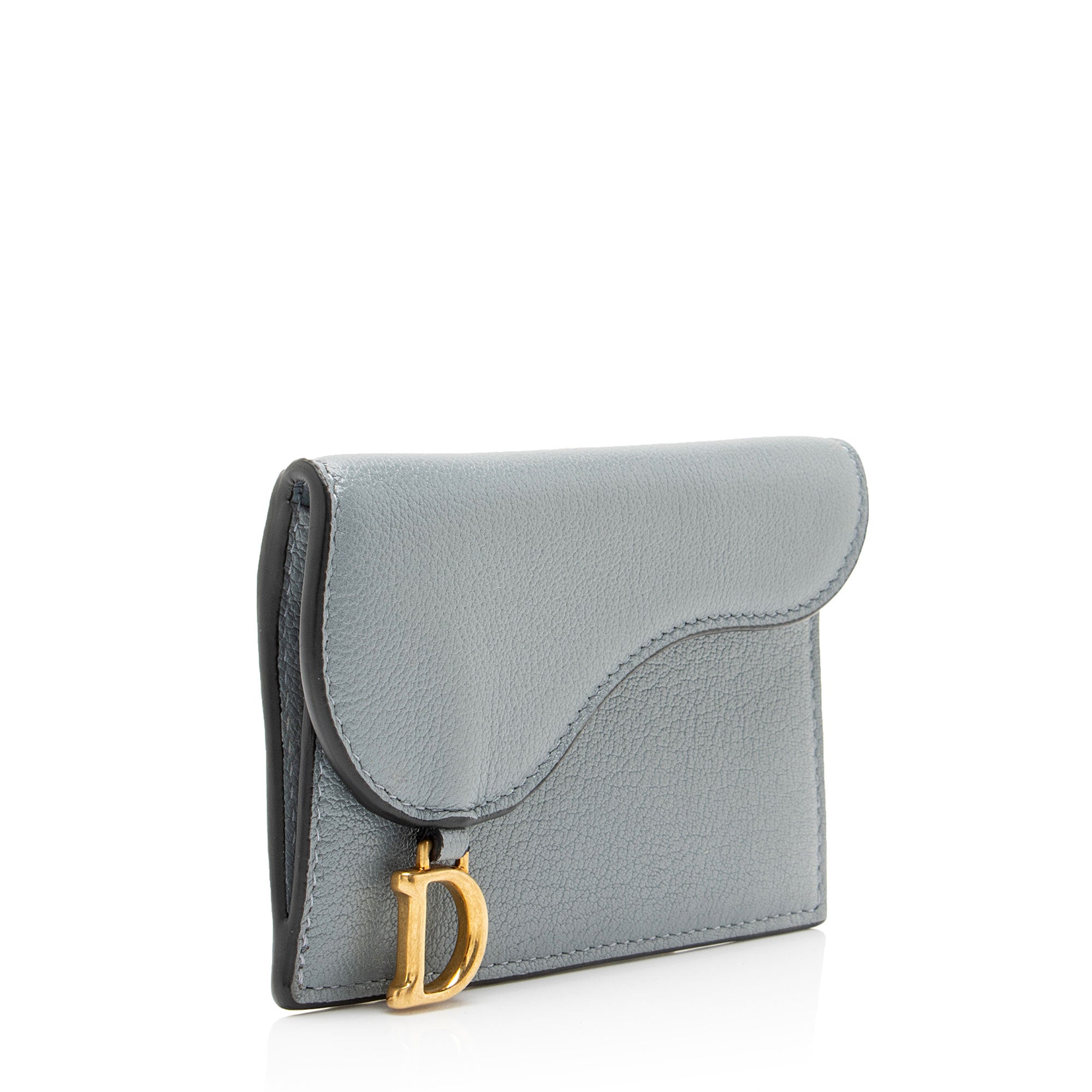 Dior Calfskin Saddle Cosmos Zipped Card Holder