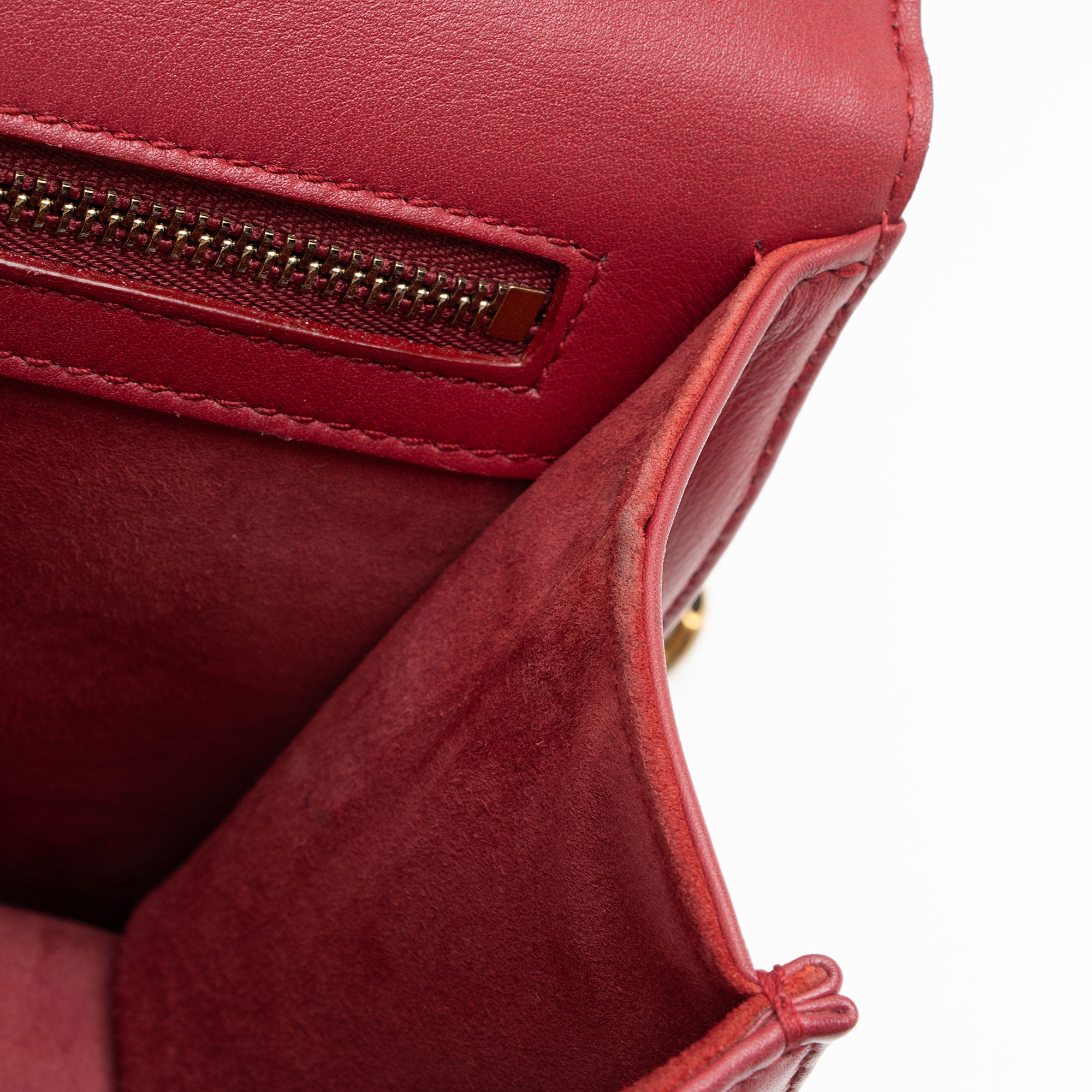 Dior Calfskin Studded Diorama Small Shoulder Bag