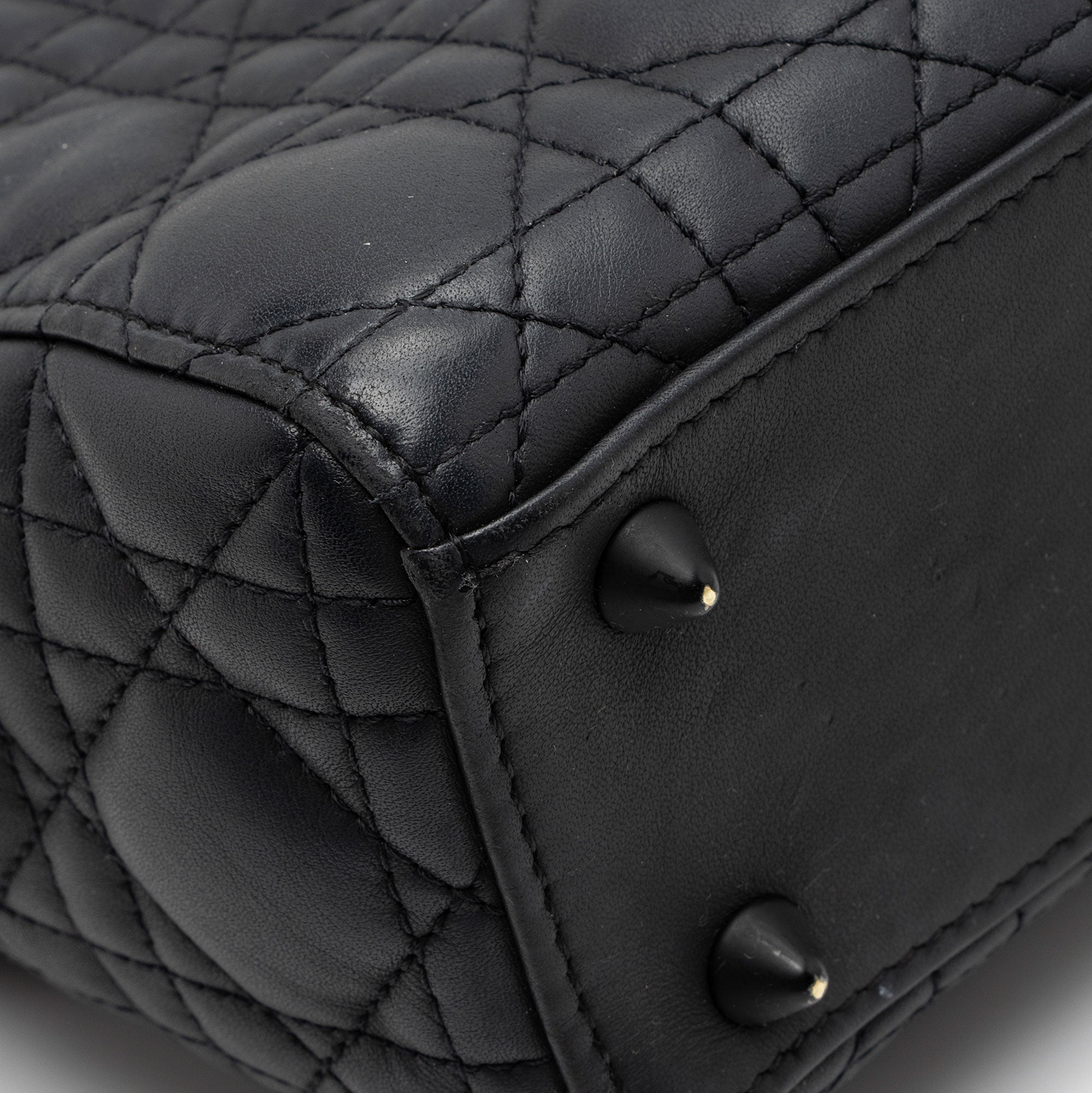 Dior Calfskin Ultra Matte Lady Dior Small Tote (SHF-MCFuwA)