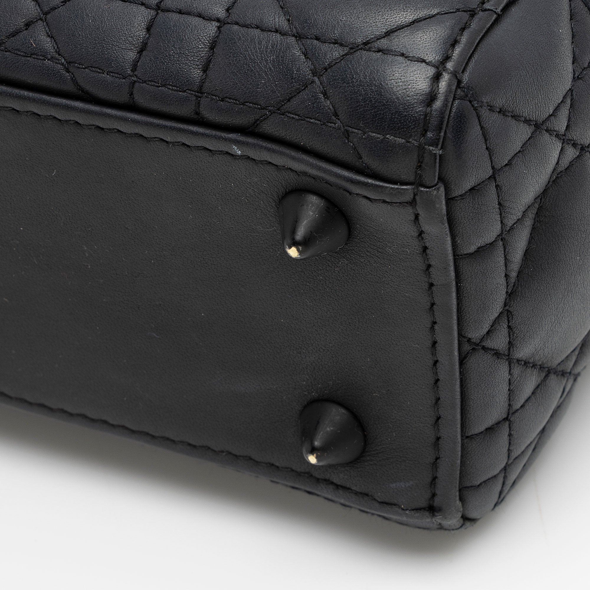 Dior Calfskin Ultra Matte Lady Dior Small Tote (SHF-MCFuwA)