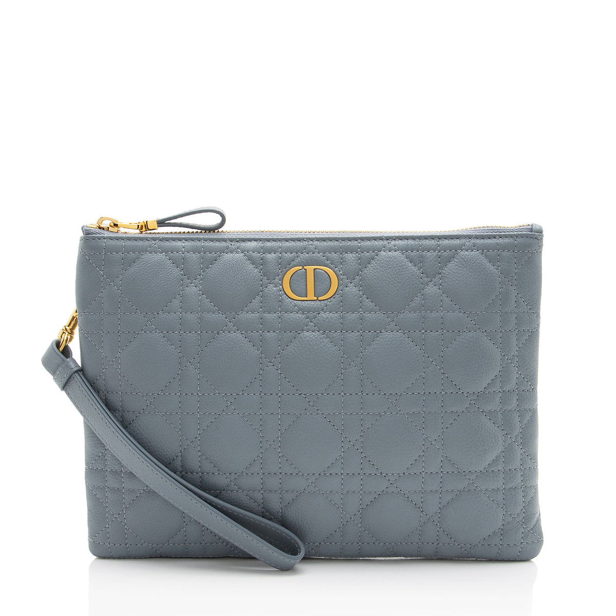 Dior Cannage Calfskin Caro Every Dior Medium Pouch