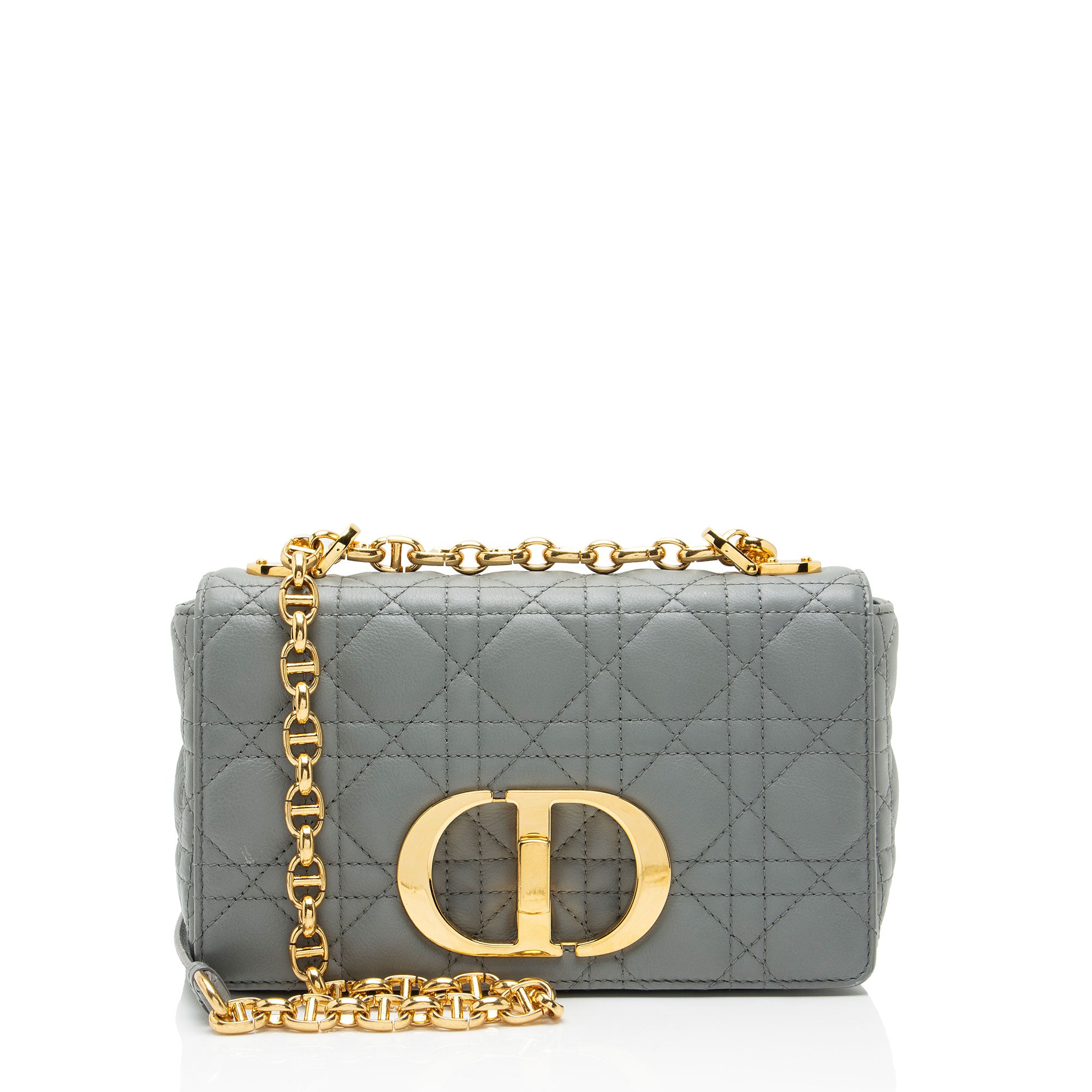 Dior Cannage Calfskin Caro Small Shoulder Bag