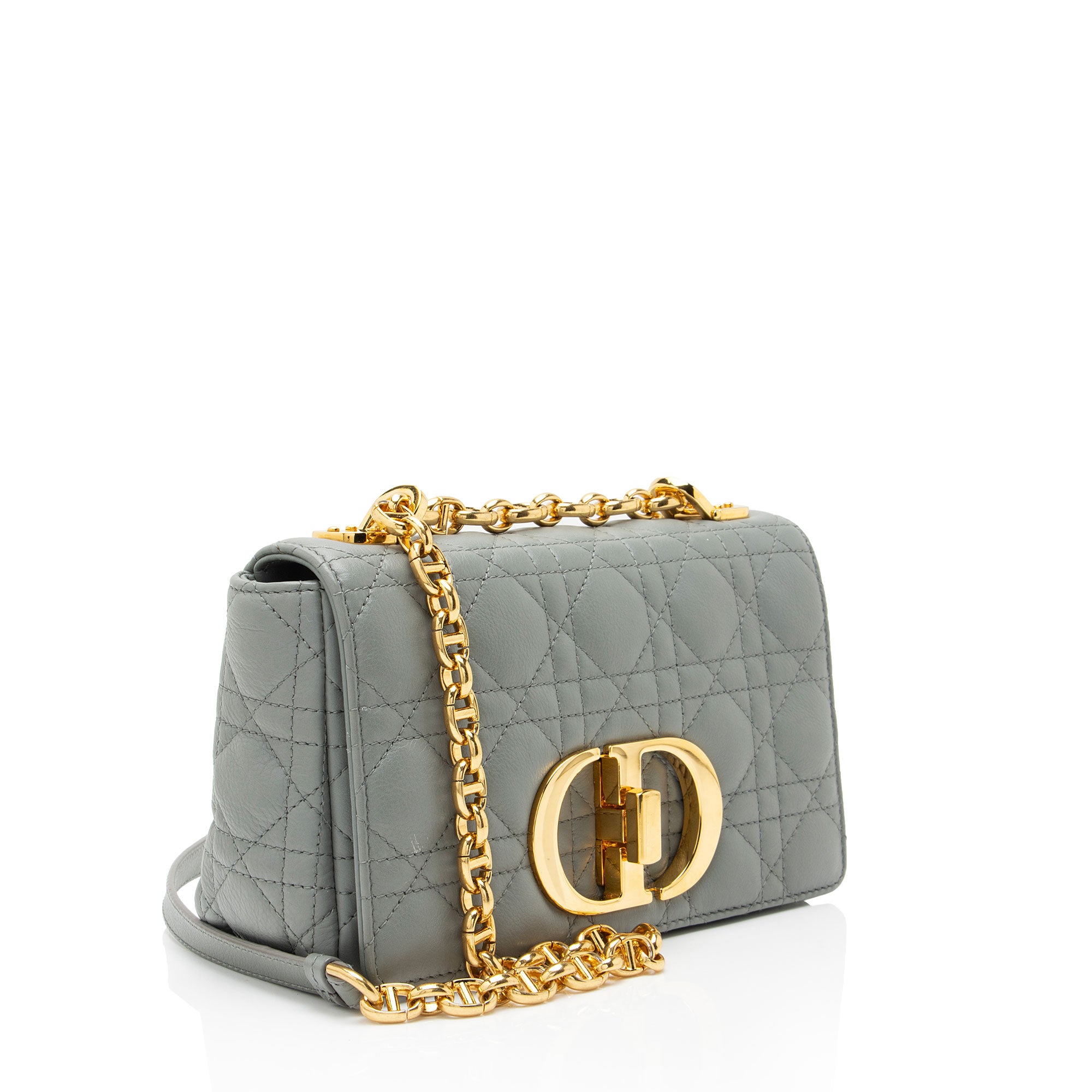 Dior Cannage Calfskin Caro Small Shoulder Bag