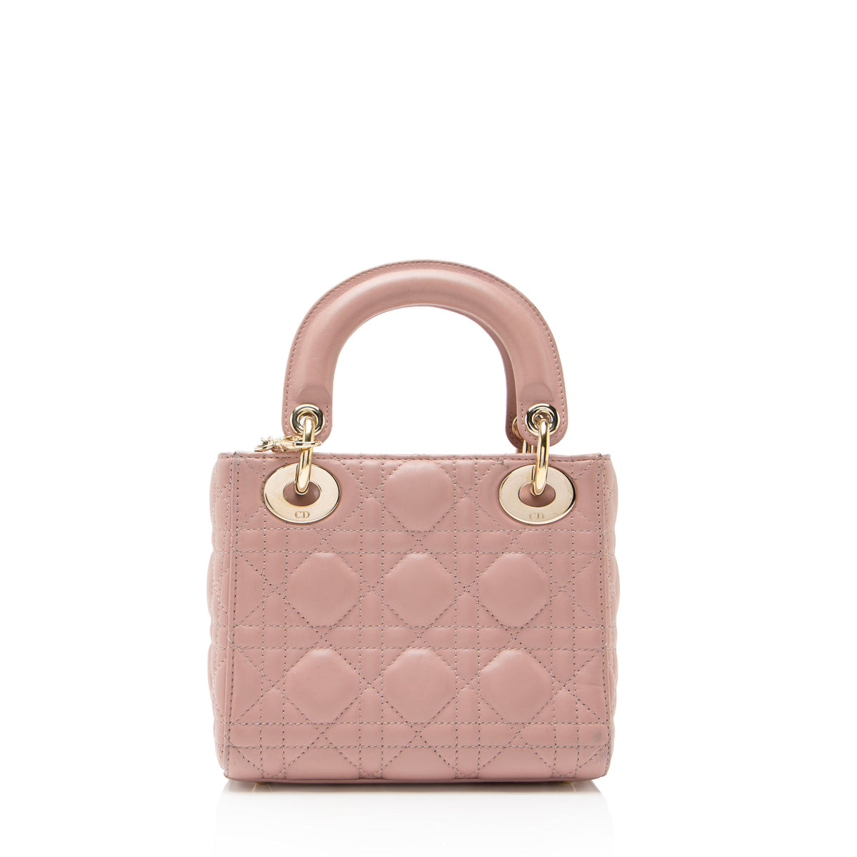 Dior Cannage Lambskin Lady Dior Mini Tote