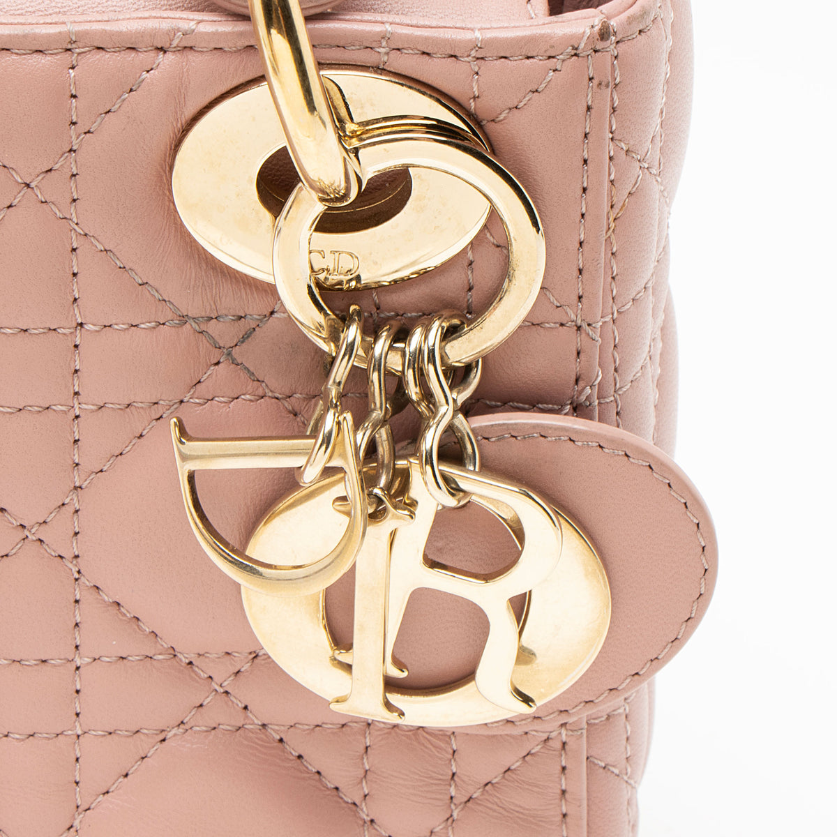 Dior Cannage Lambskin Lady Dior Mini Tote