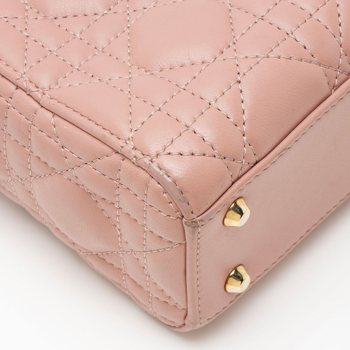 Dior Cannage Lambskin Lady Dior Mini Tote