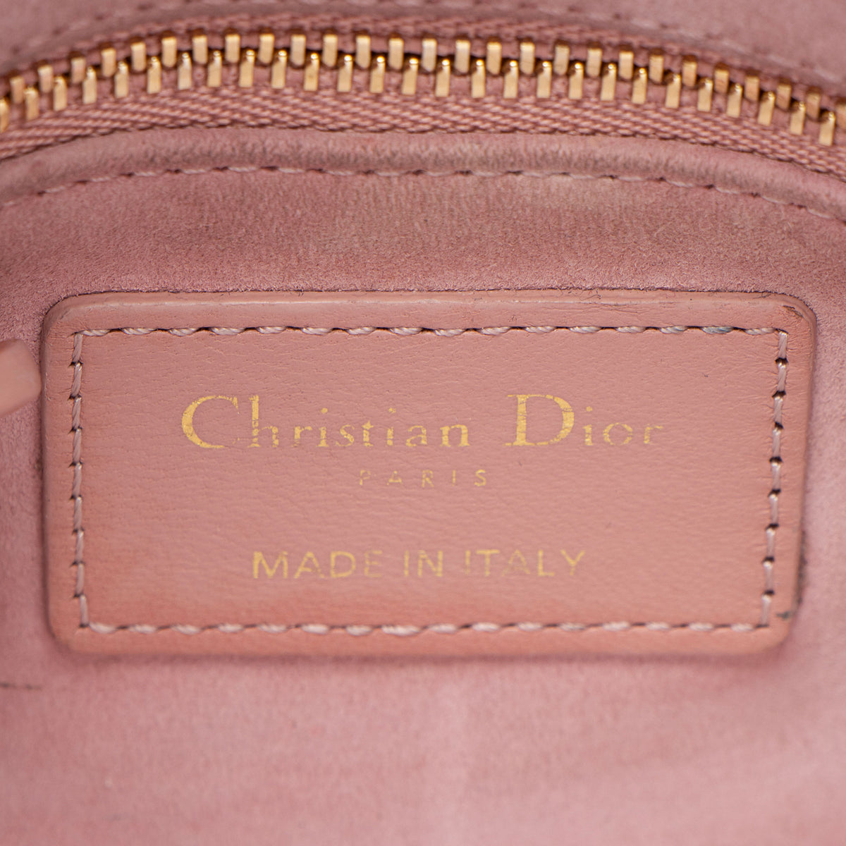Dior Cannage Lambskin Lady Dior Mini Tote