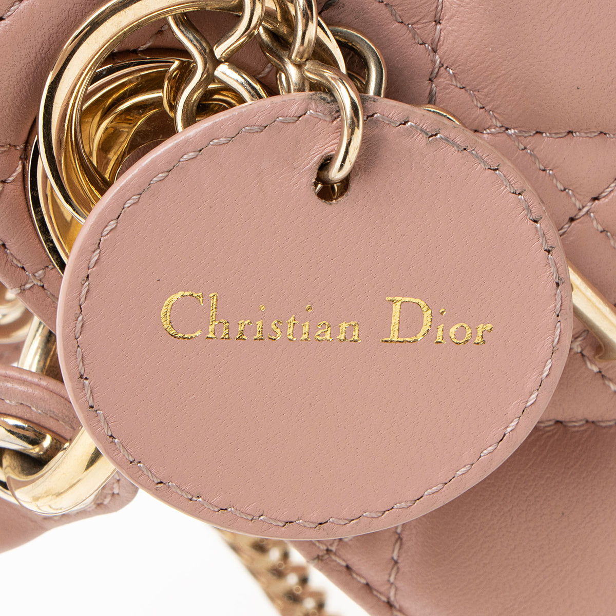 Dior Cannage Lambskin Lady Dior Mini Tote