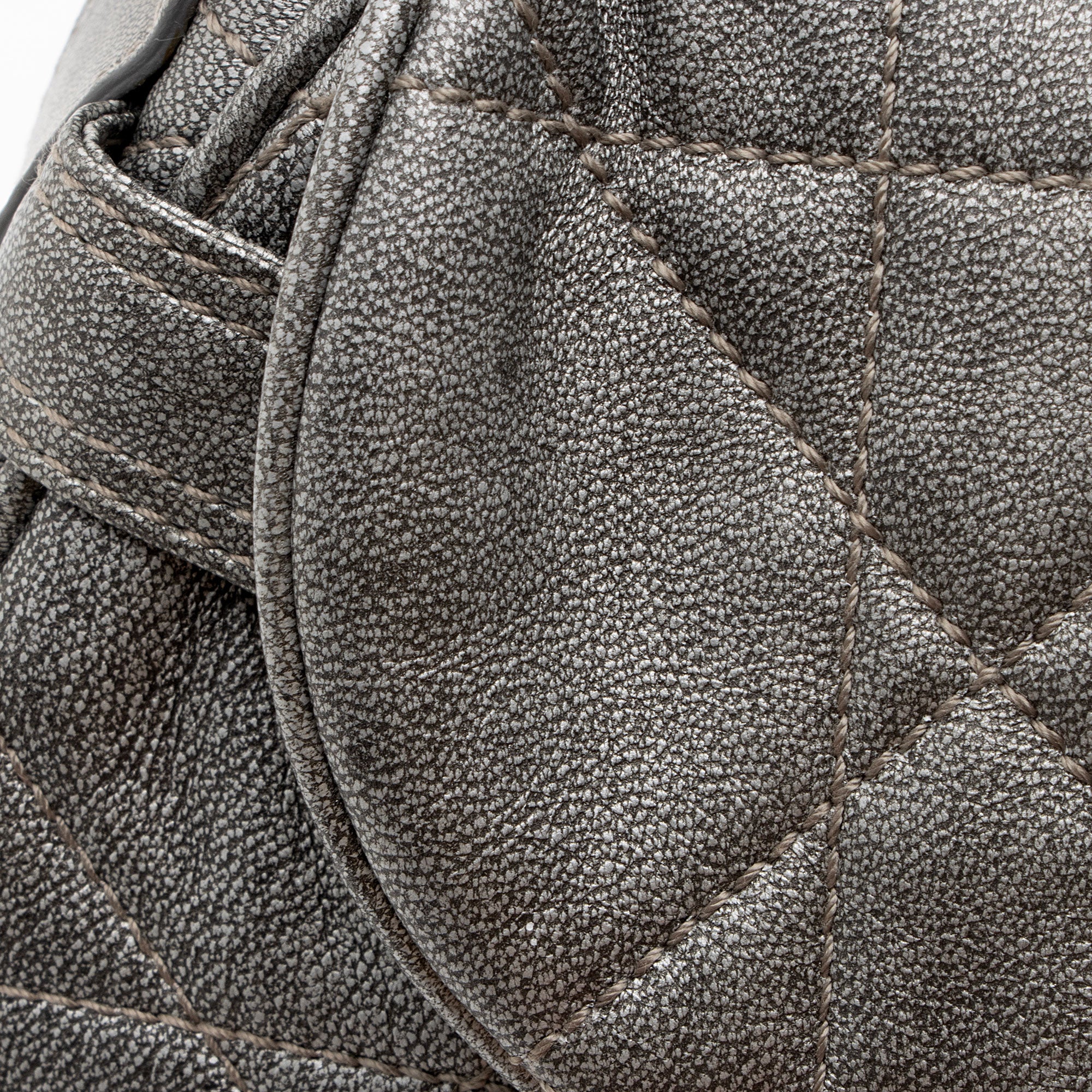 Dior Metallic Cannage Lambskin Flap Shoulder Bag
