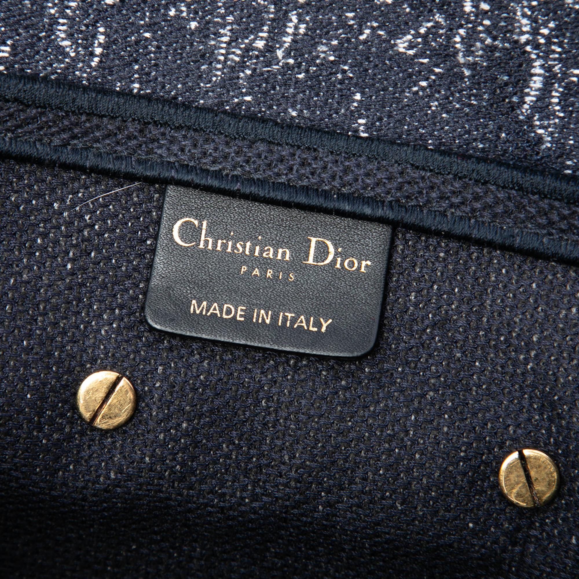 Dior Canvas Embroidered Tie Dye Saddle Bag