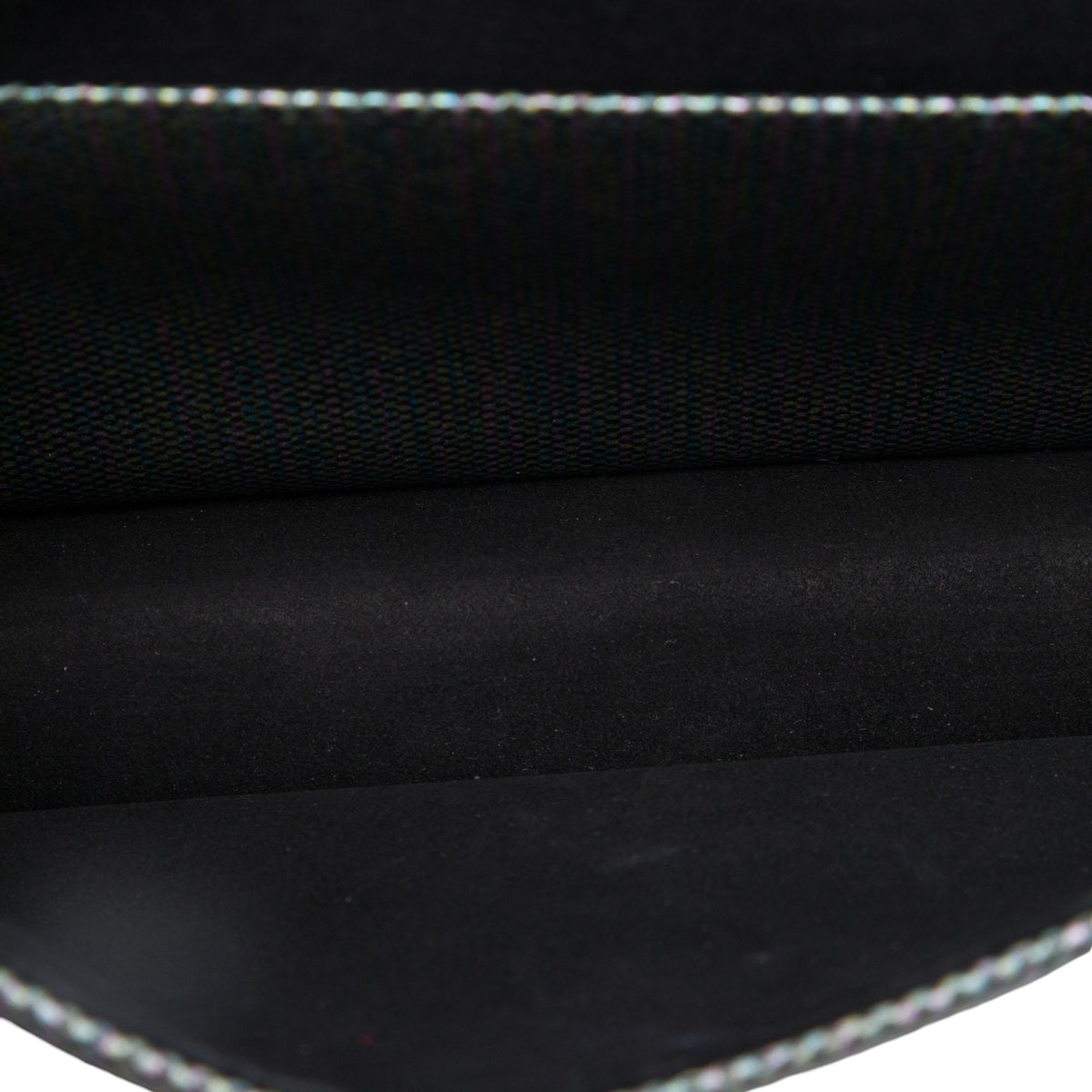 Dior Coated Canvas Houndstooth Wallet on Chain